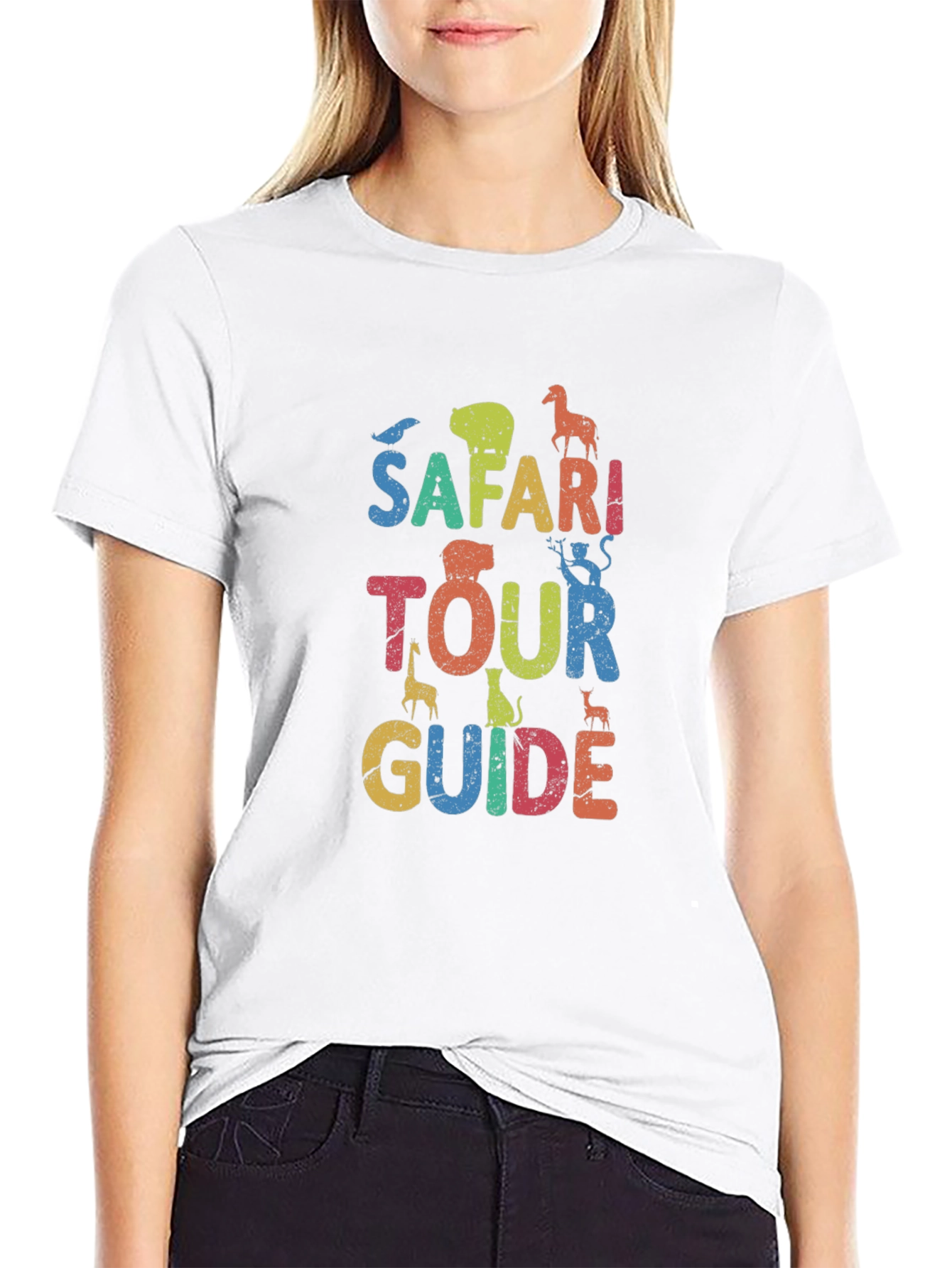 Safari Tour Guide Graphic T-Shirt