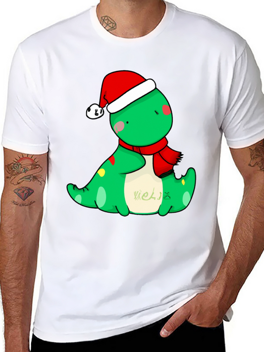 Festive Dino T-Shirt - Holiday Cheer