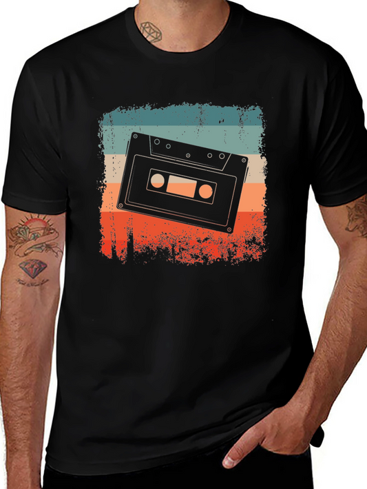 Retro Cassette Tape T-Shirt - Vintage Music Lover Tee