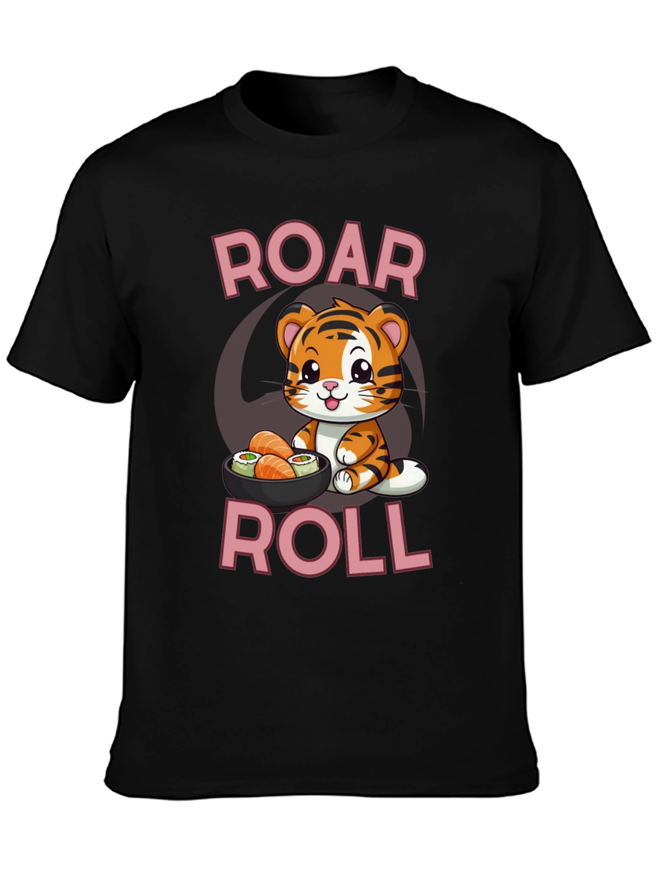Roar Roll Sushi Tiger T-Shirt