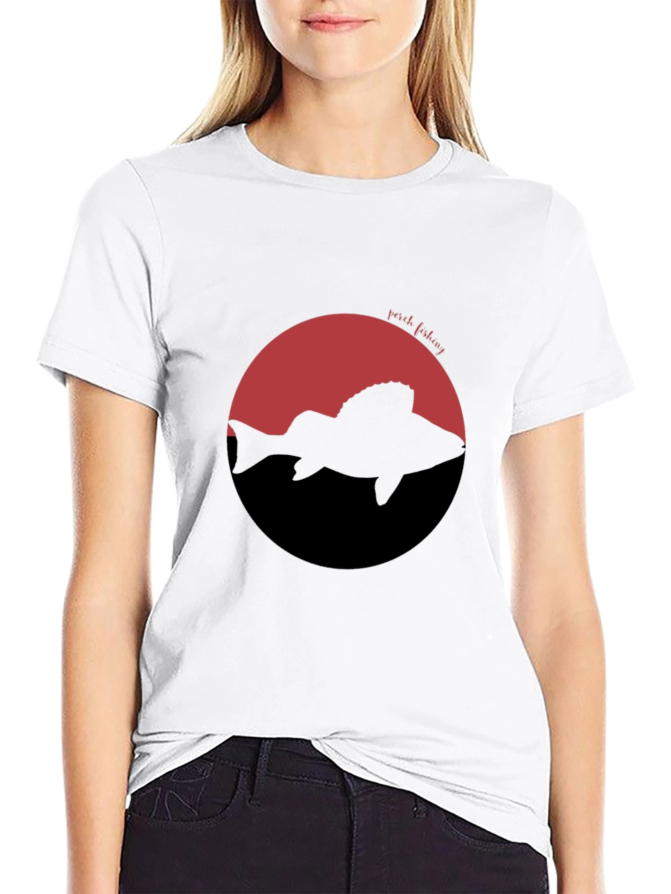 Perch Fishing Silhouette Tee - Anglers Apparel