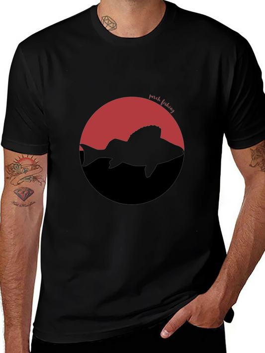 Perch Fishing Silhouette Tee - Anglers Apparel