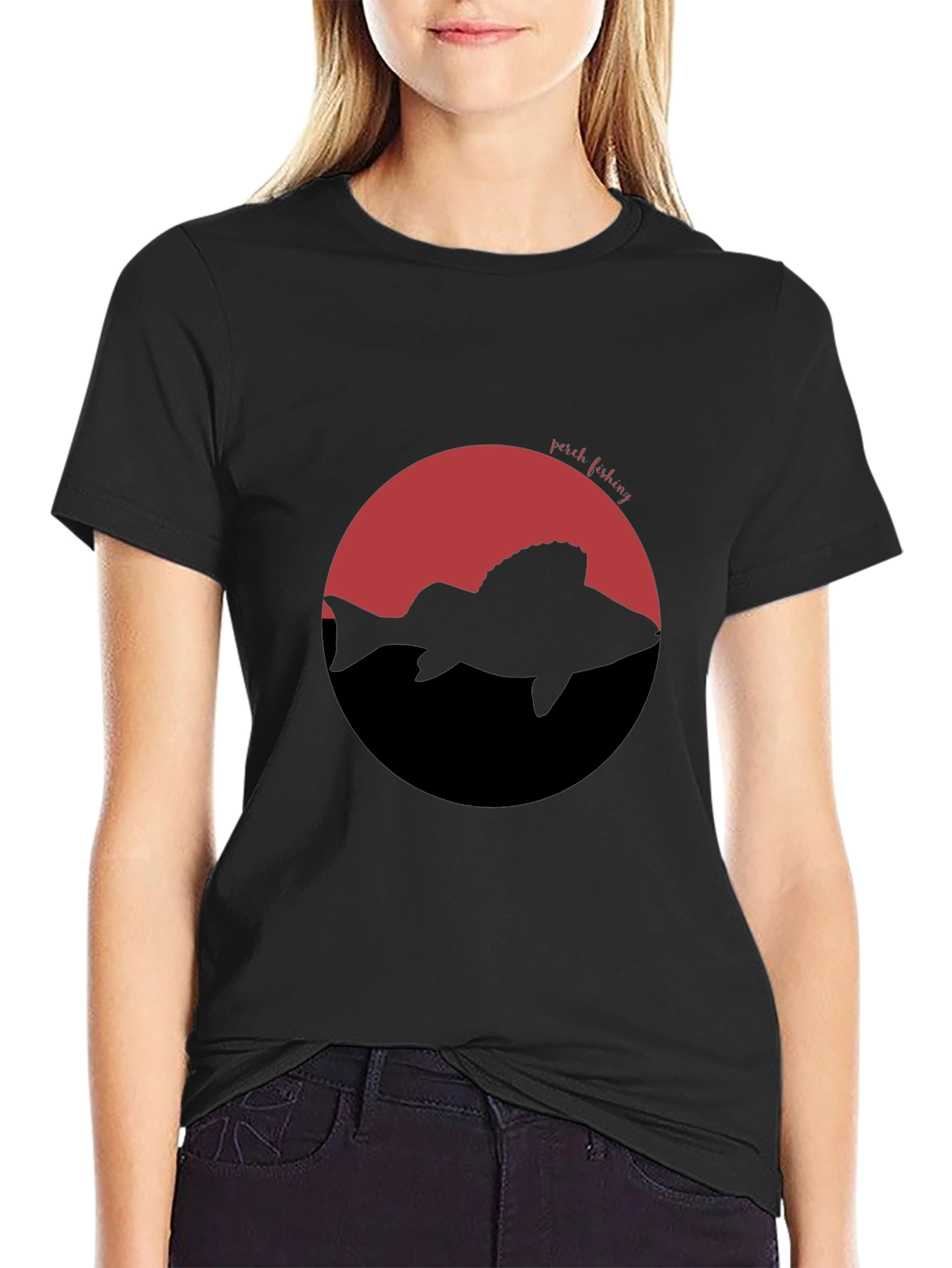 Perch Fishing Silhouette Tee - Anglers Apparel
