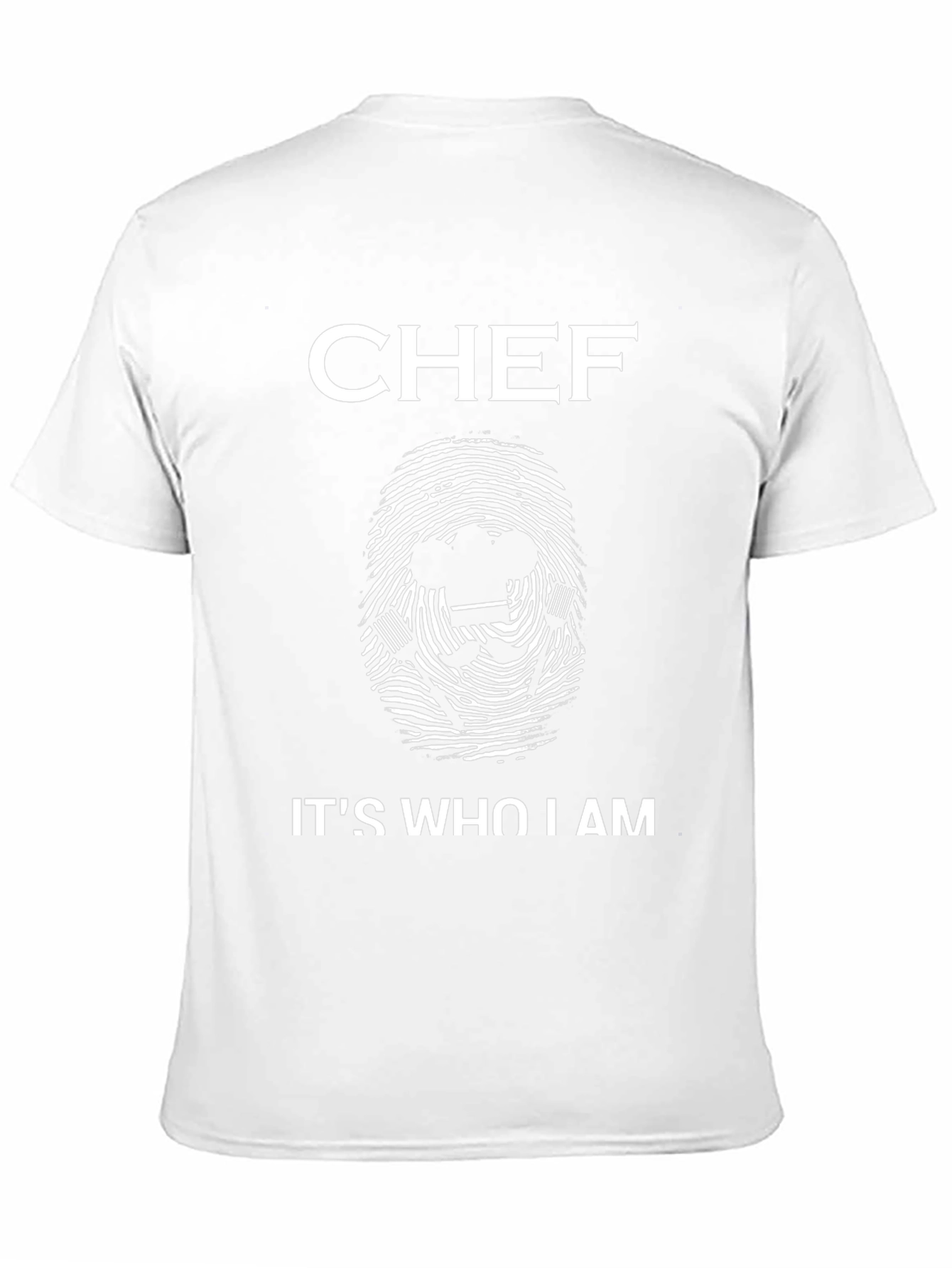 Chef Fingerprint T-Shirt - Its Who I Am