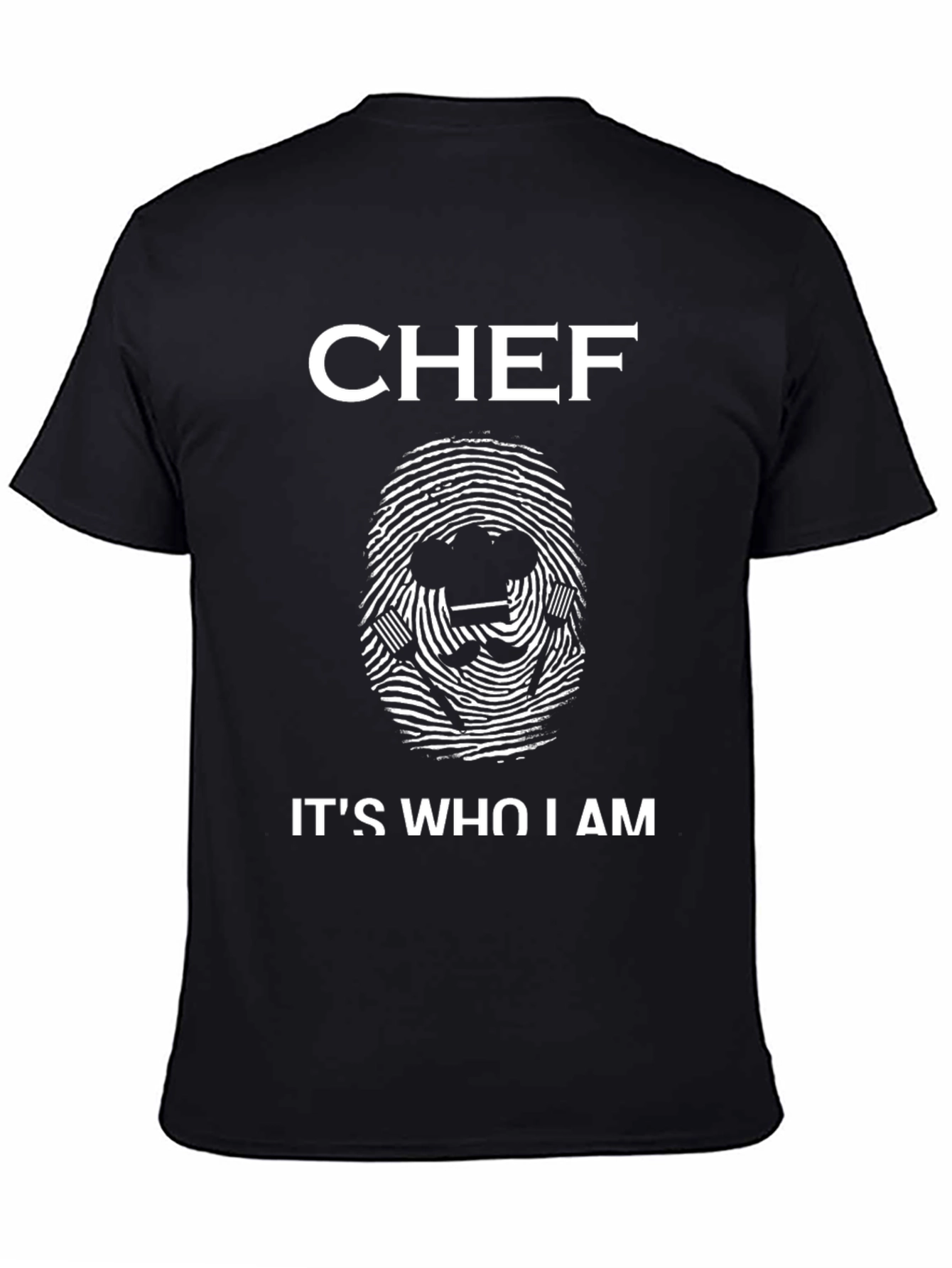 Chef Fingerprint T-Shirt - Its Who I Am