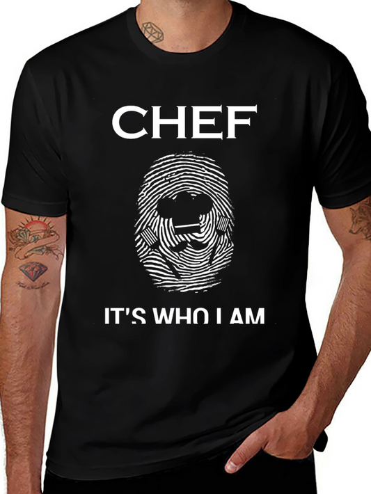 Chef Fingerprint T-Shirt - Its Who I Am