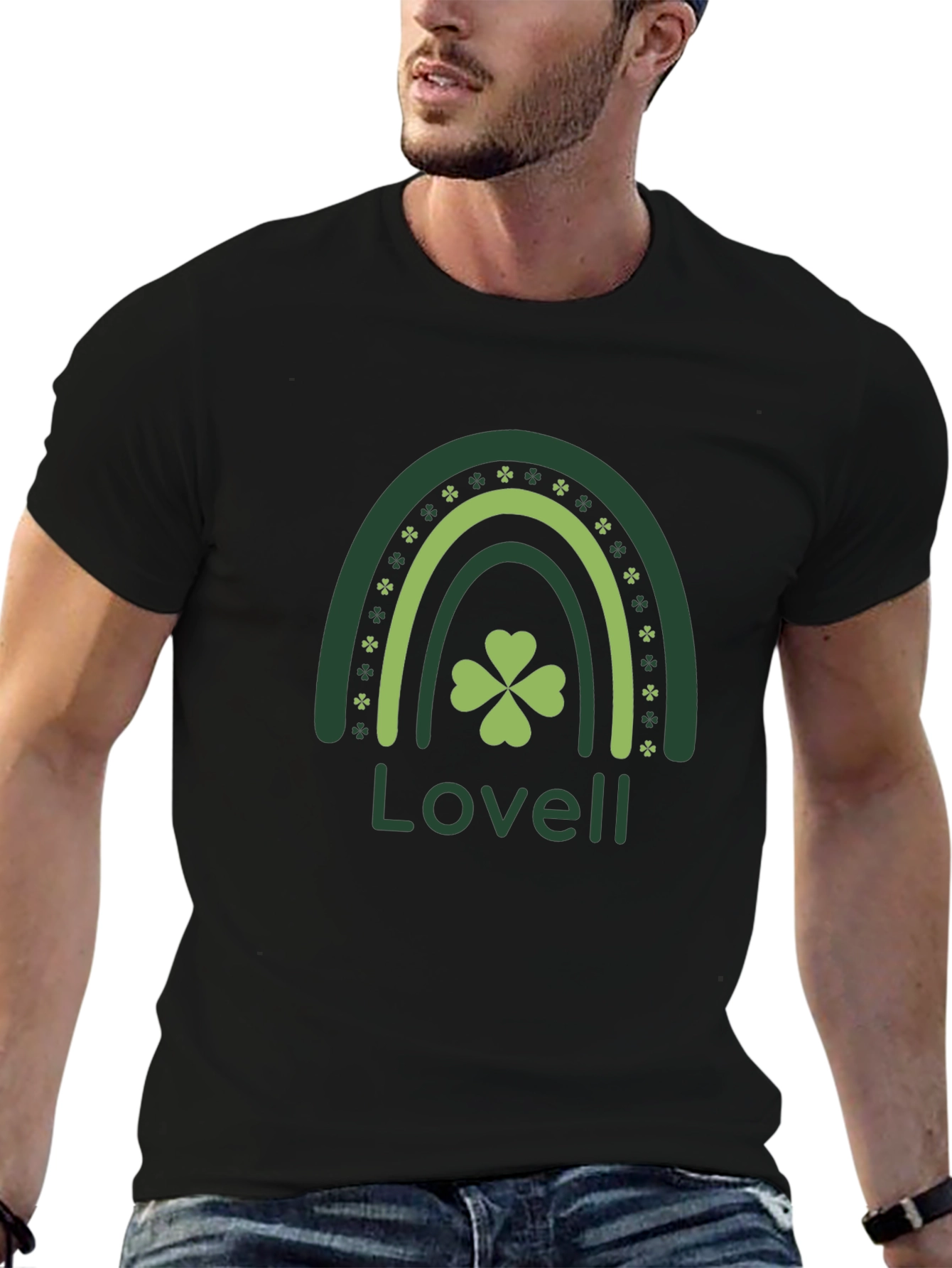 St. Patricks Day Clover Rainbow T-Shirt