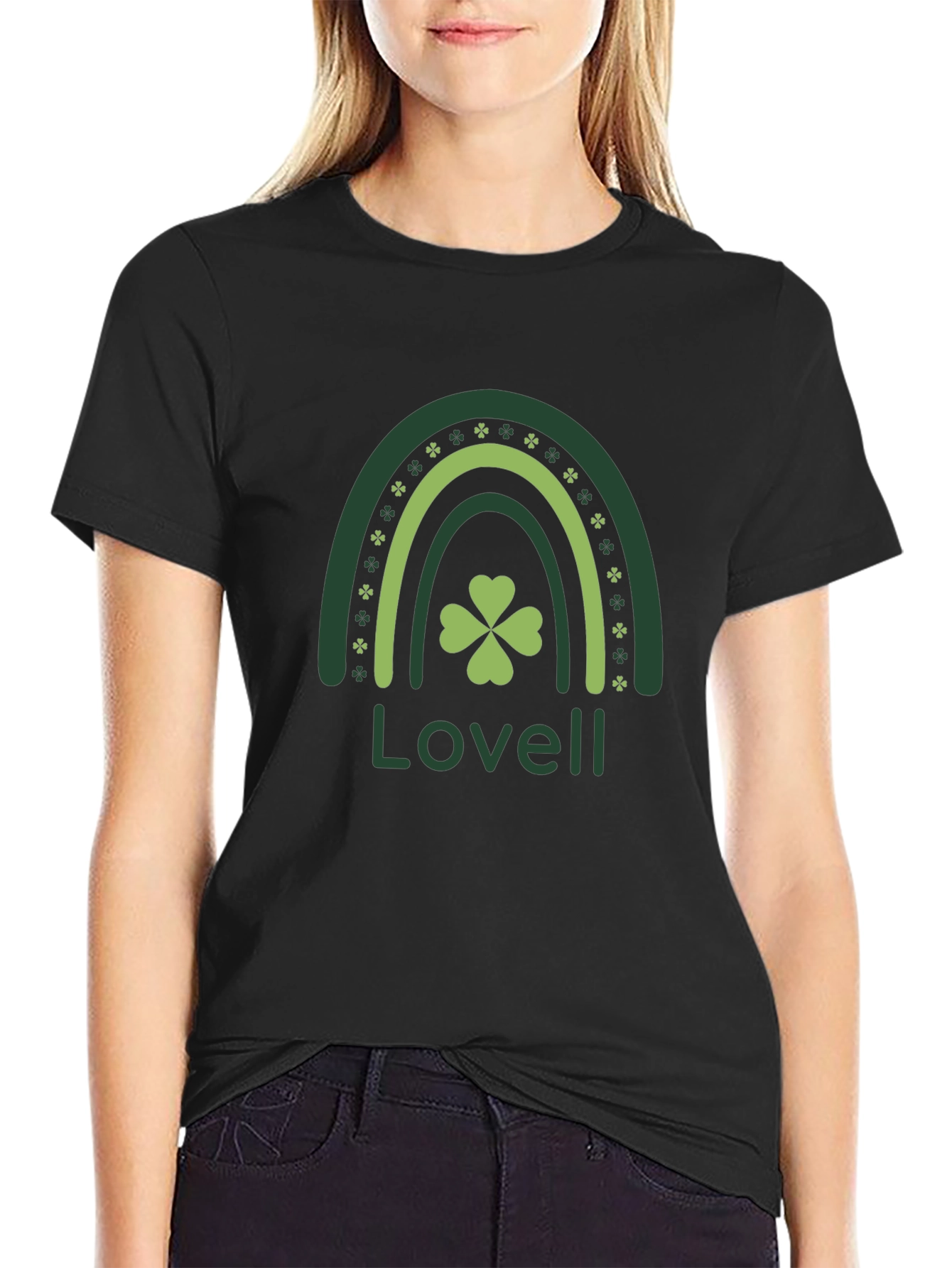 St. Patricks Day Clover Rainbow T-Shirt
