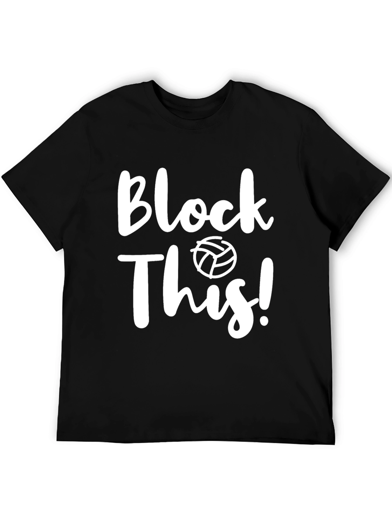 Block This! Volleyball Graphic T-Shirt