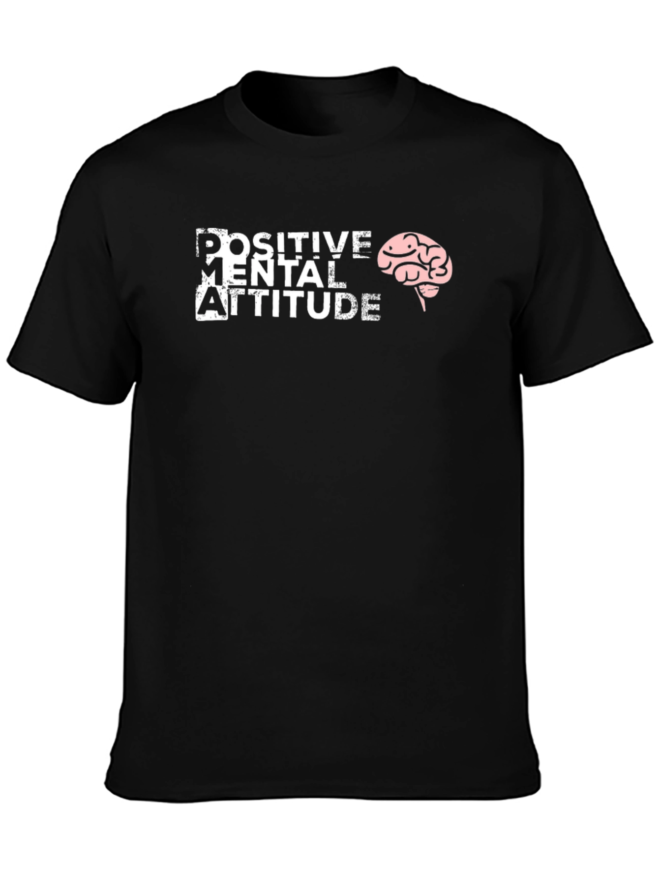 Positive Mental Attitude Brain Graphic Tee