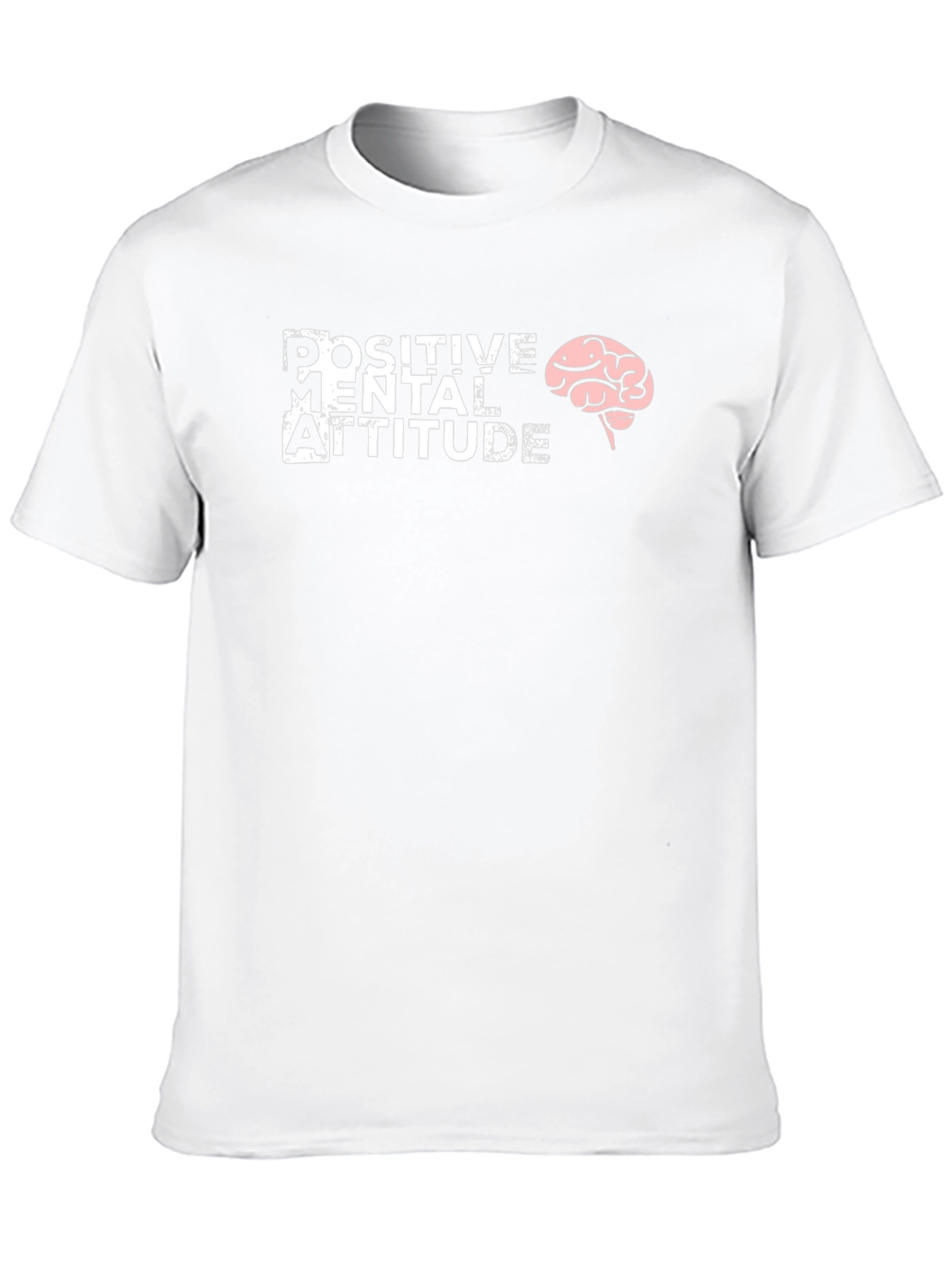 Positive Mental Attitude Brain Graphic Tee