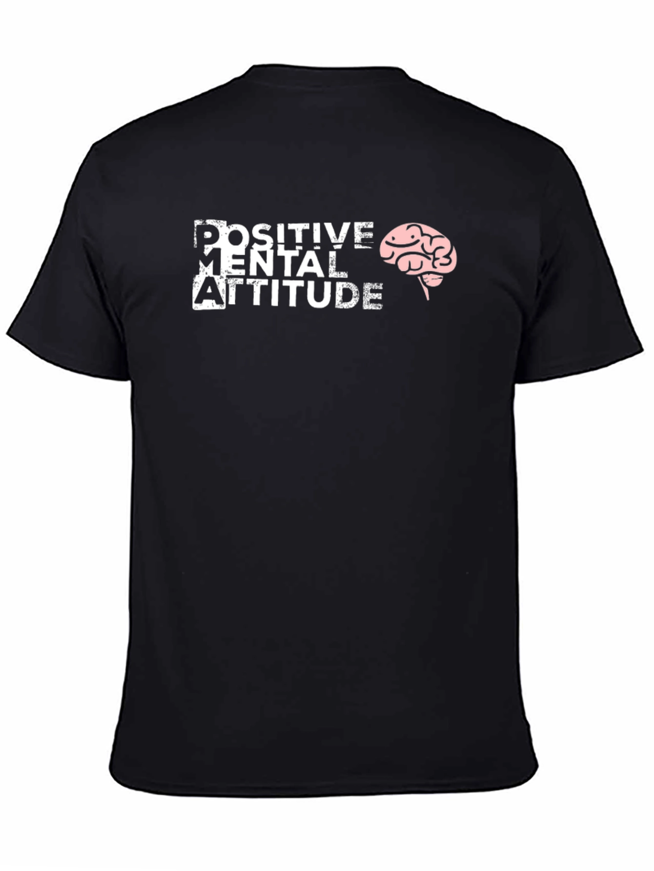 Positive Mental Attitude Brain Graphic Tee