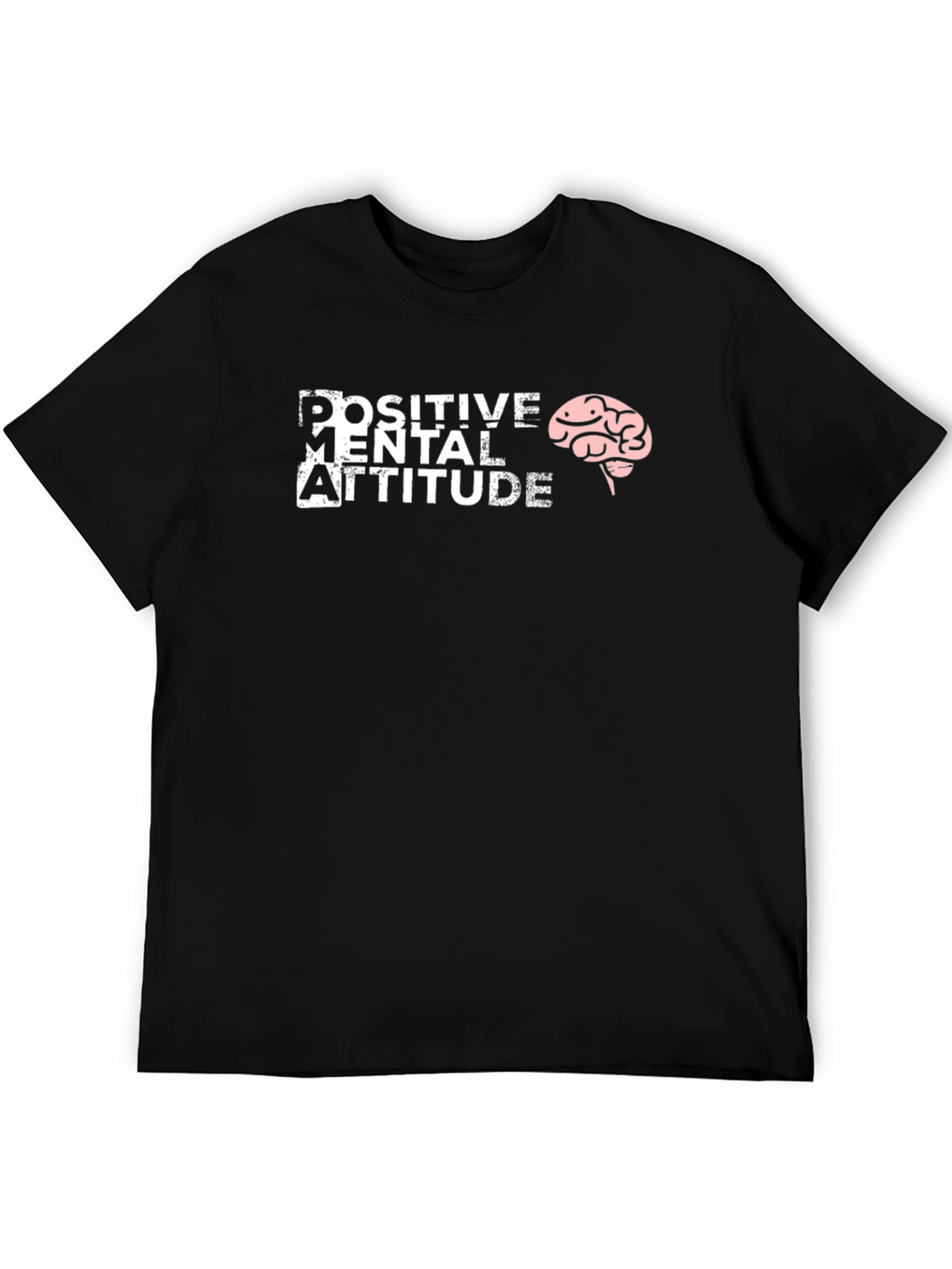 Positive Mental Attitude Brain Graphic Tee