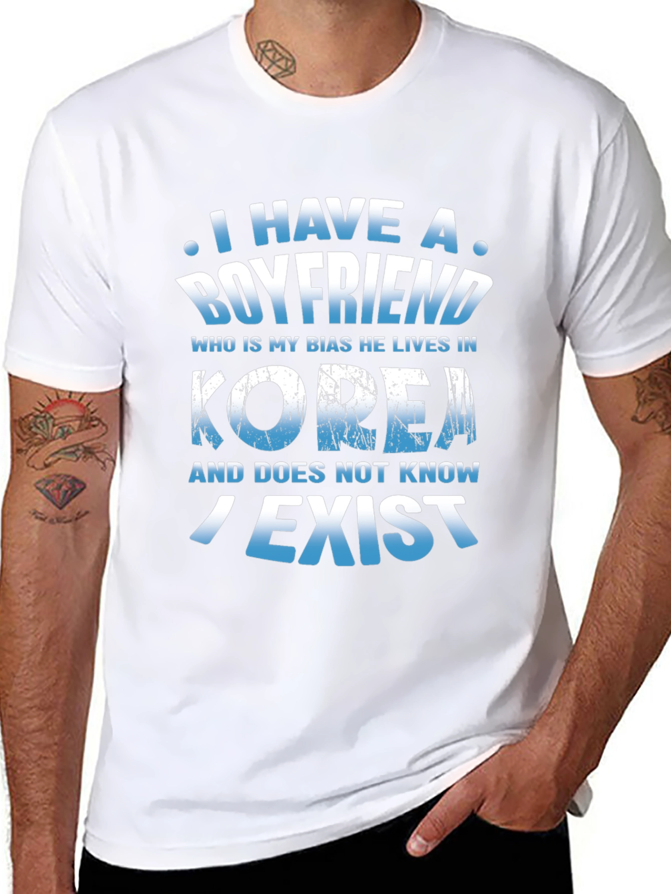 Boyfriend in Korea Graphic Tee