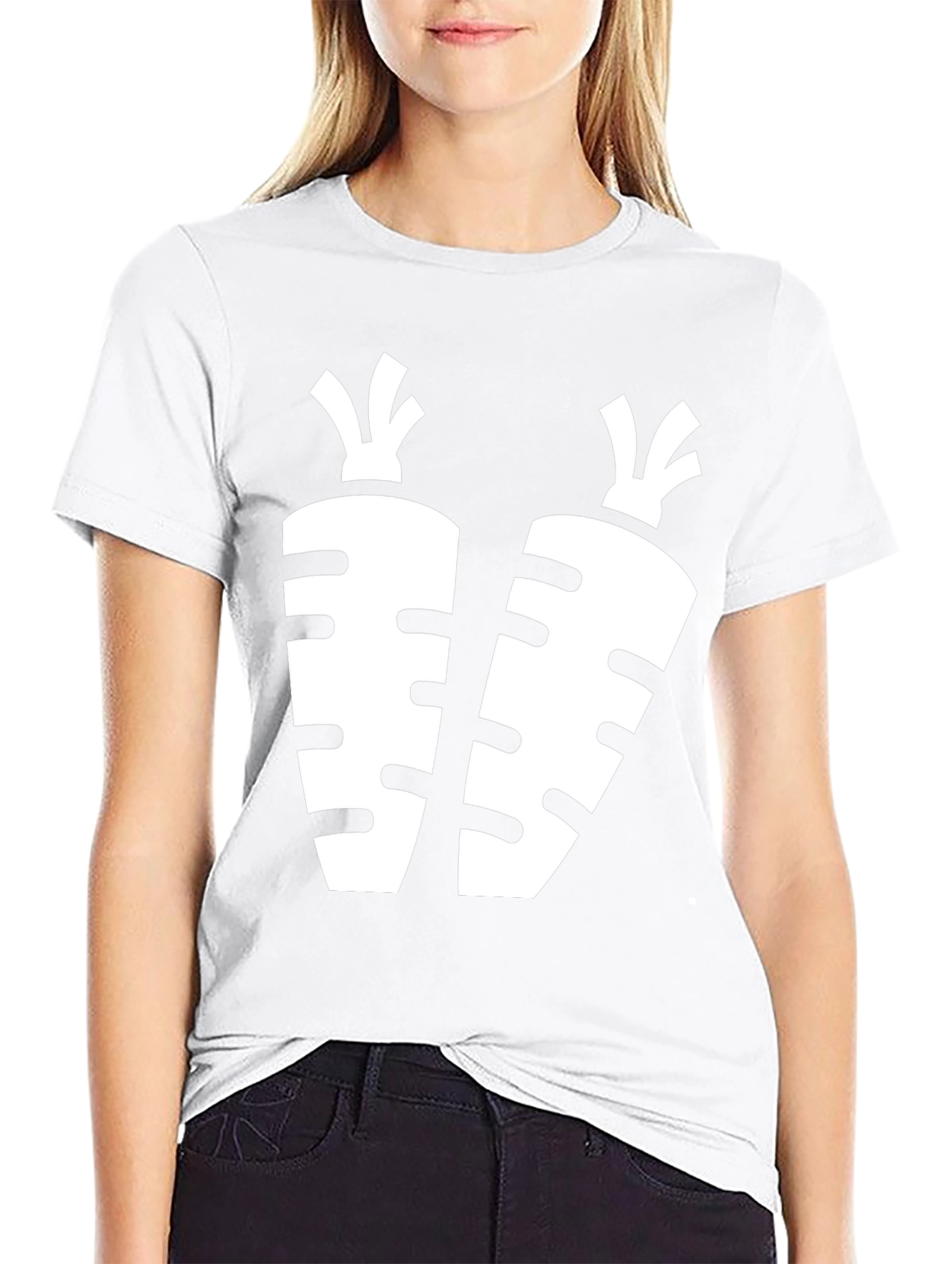 Carrot Graphic Black T-Shirt