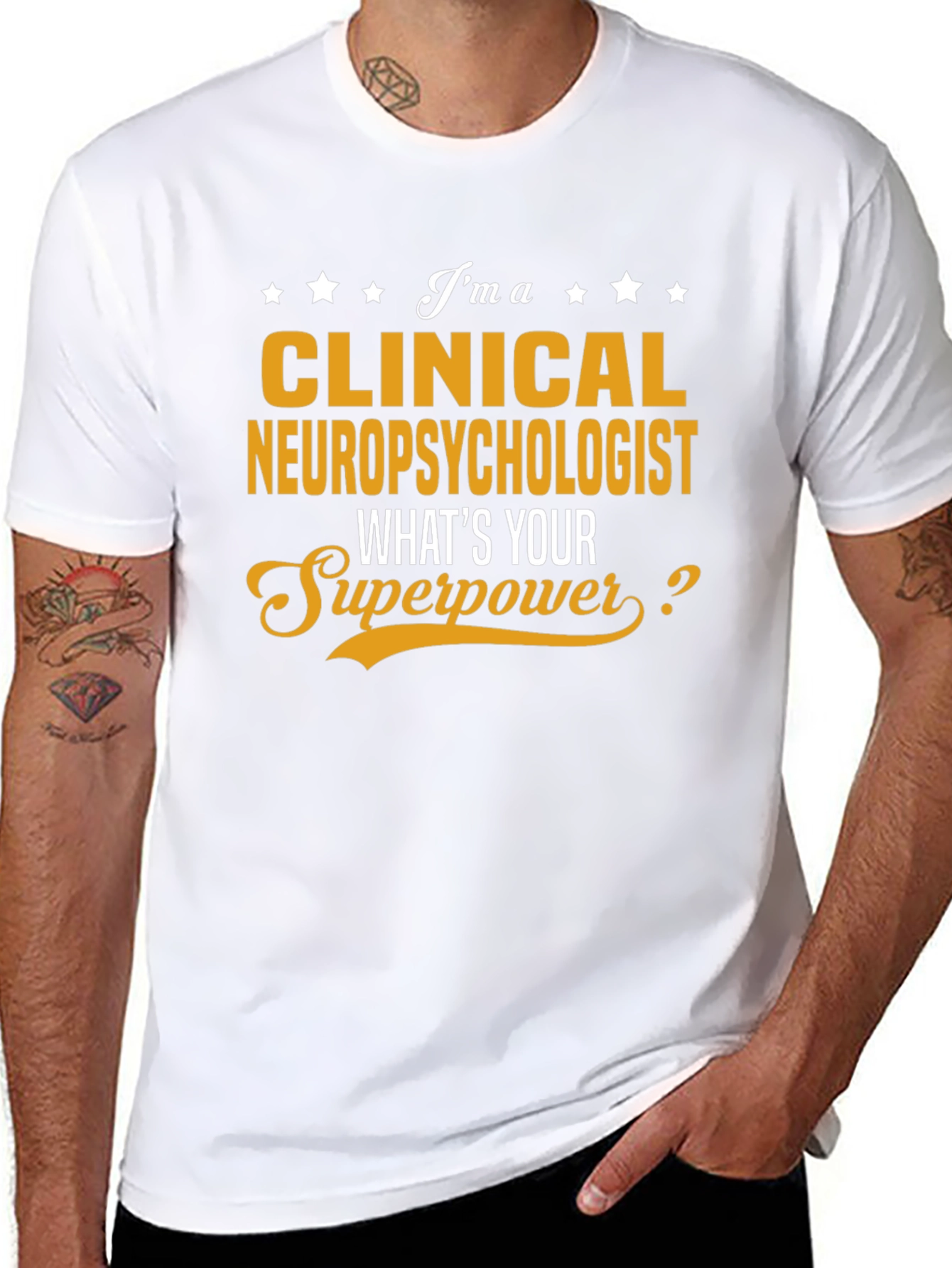 Clinical Neuropsychologist Superpower T-Shirt