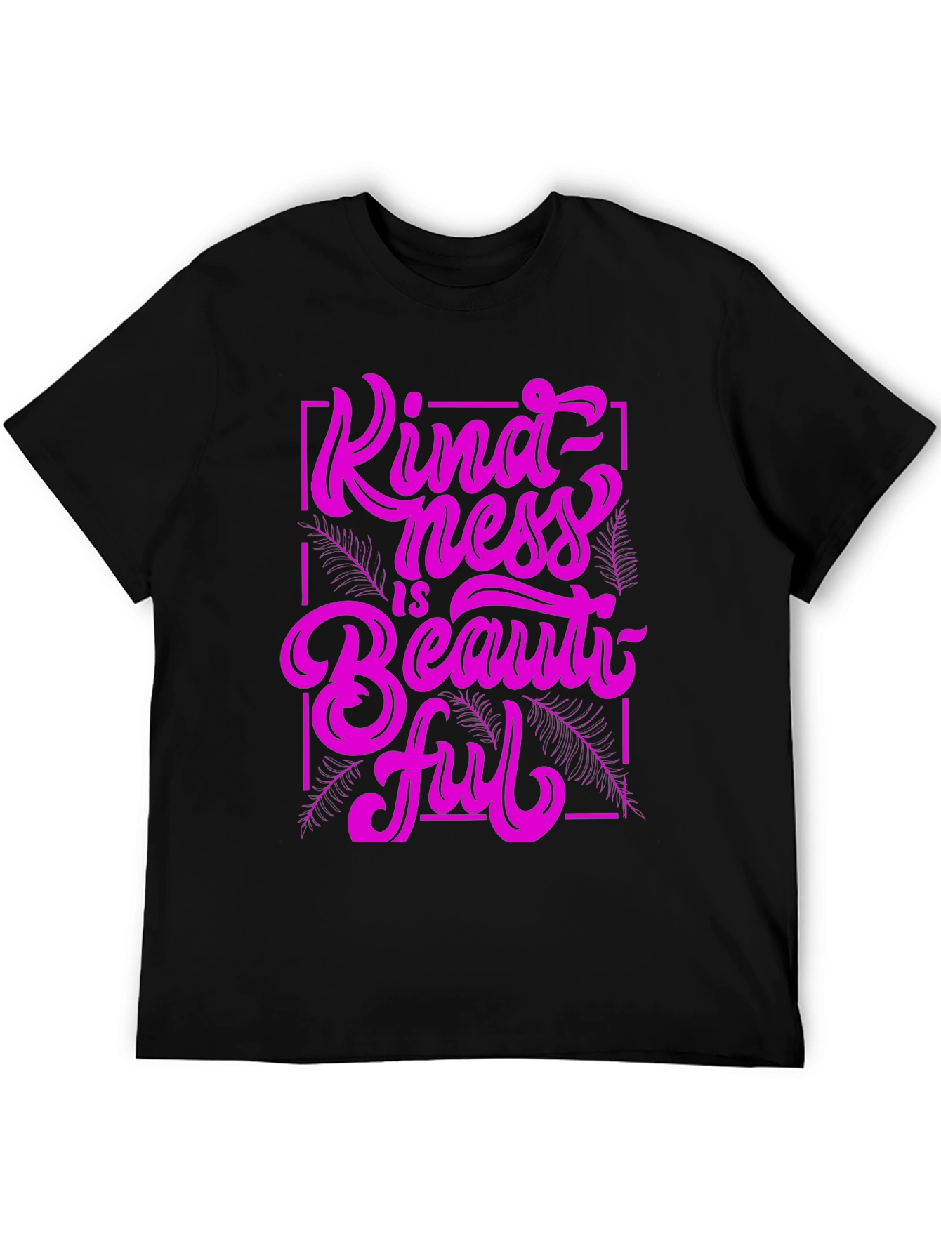 Kindness is Beautiful Graphic Tee - Black