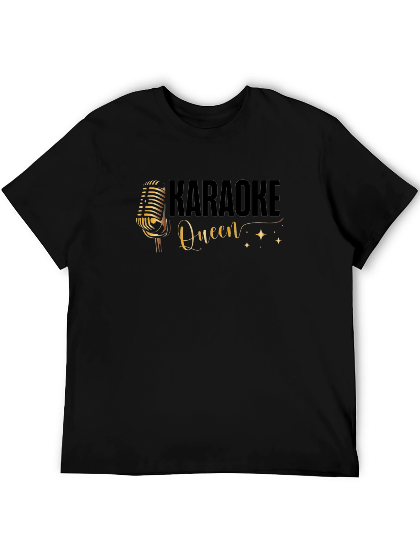 Karaoke Queen Black T-Shirt