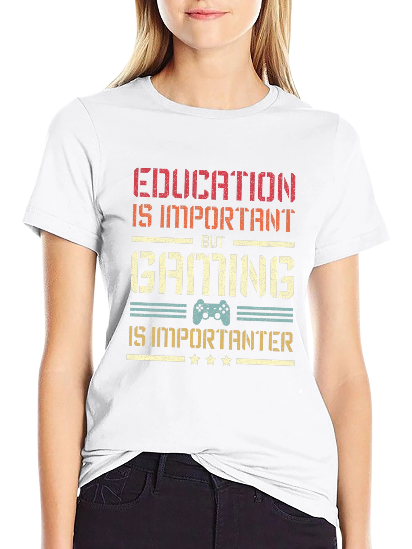 Gaming is Importanter T-Shirt - Gamer Gift