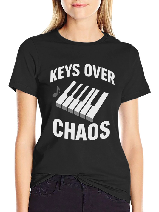 Keys Over Chaos Graphic T-Shirt