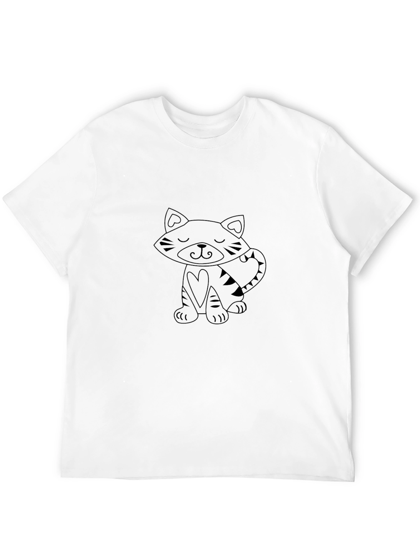 Black Cat Graphic T-Shirt - Casual Comfort