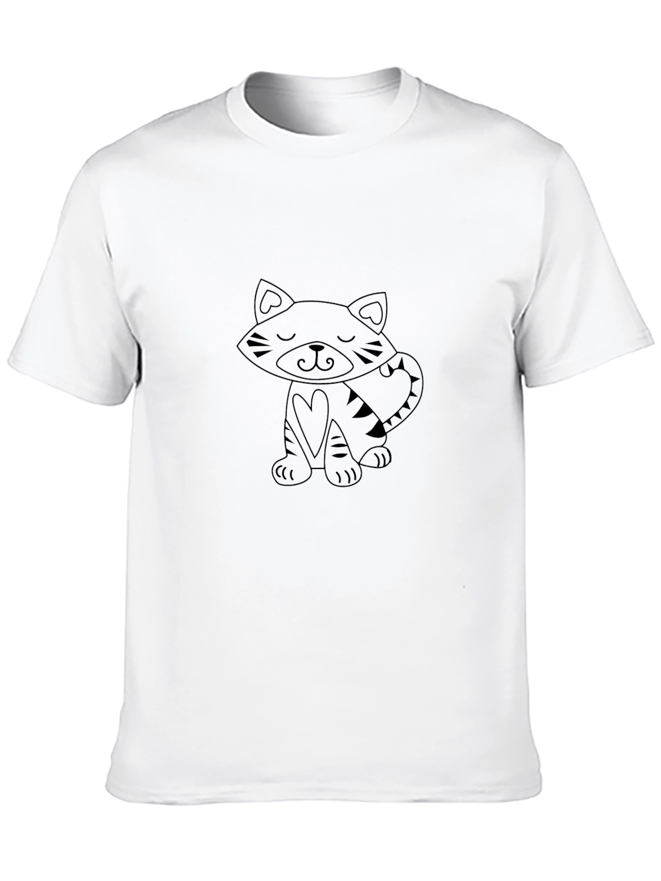 Black Cat Graphic T-Shirt - Casual Comfort