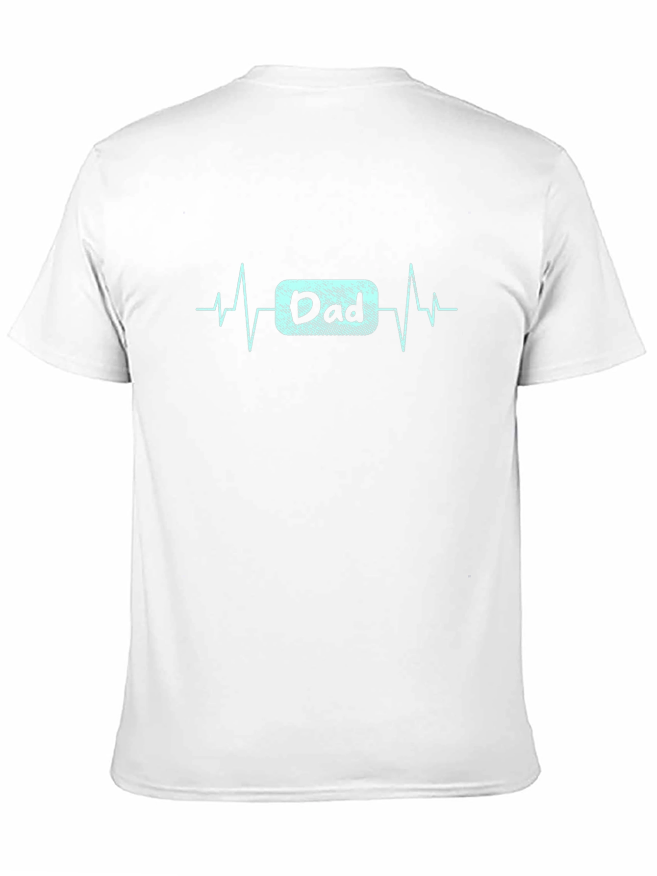 Dad Life Heartbeat T-Shirt - Stylish Fathers Day Gift