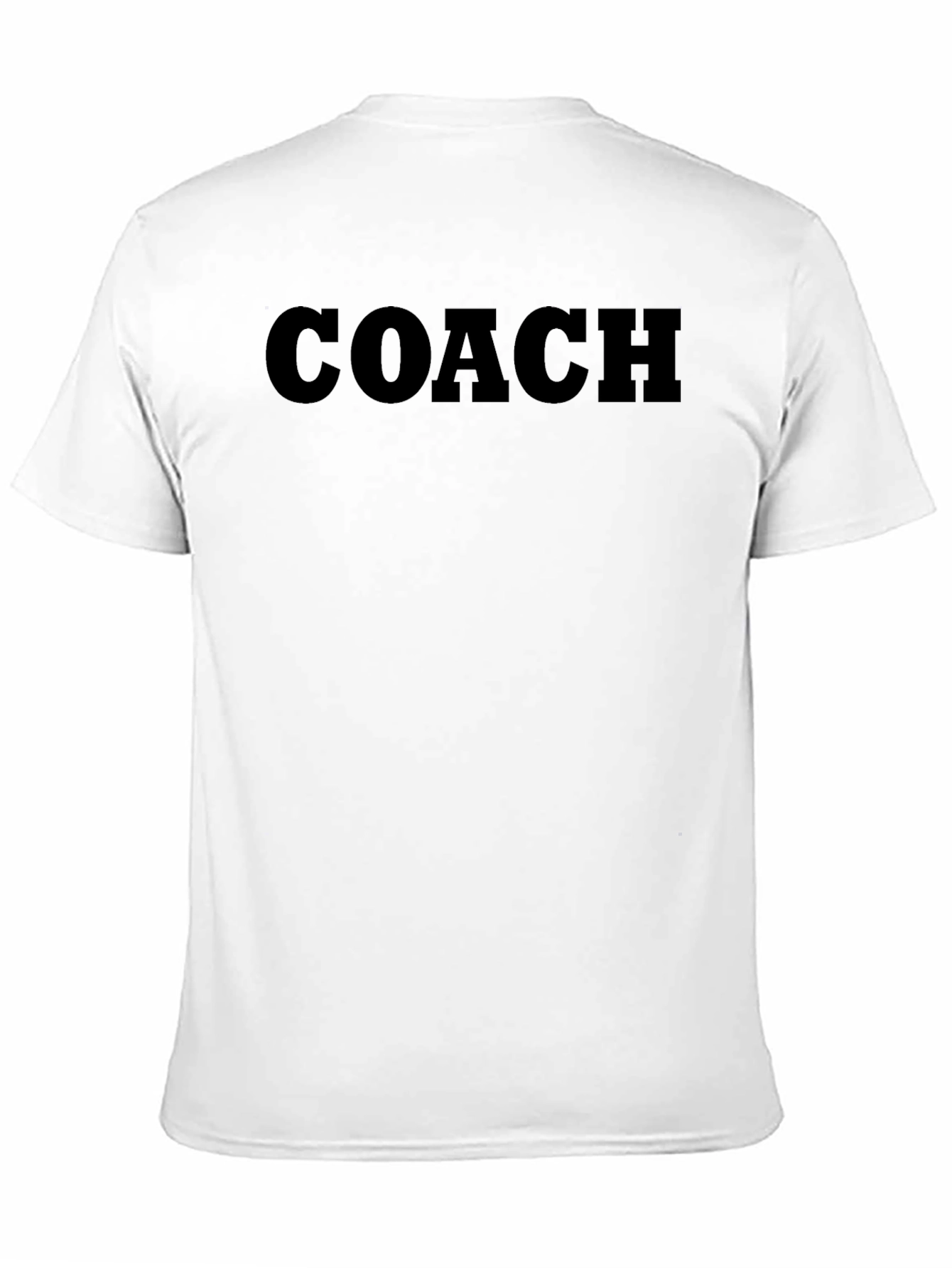 Mens Coach Crewneck Tee - Black