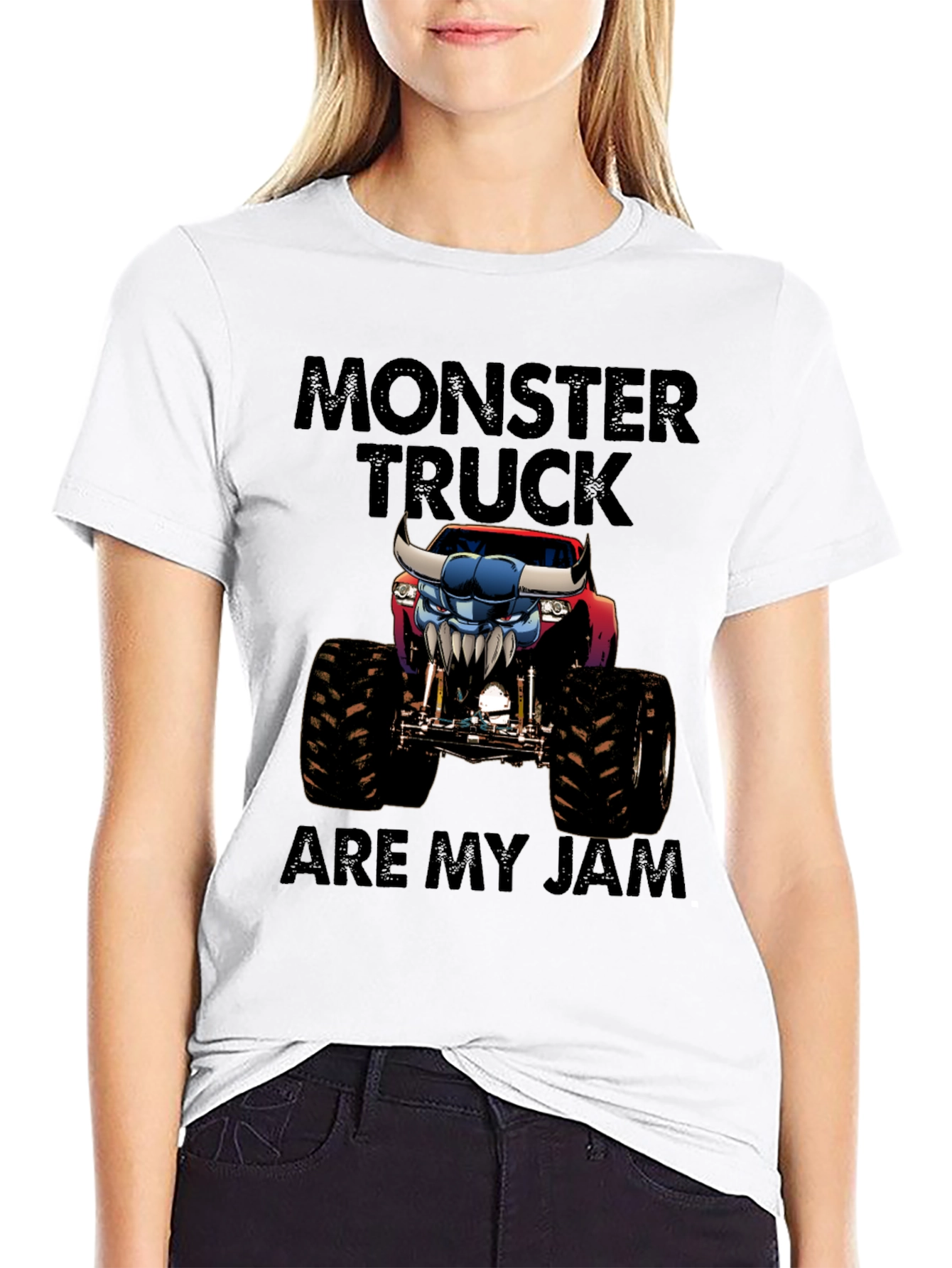 Monster Truck Are My Jam Graphic Tee