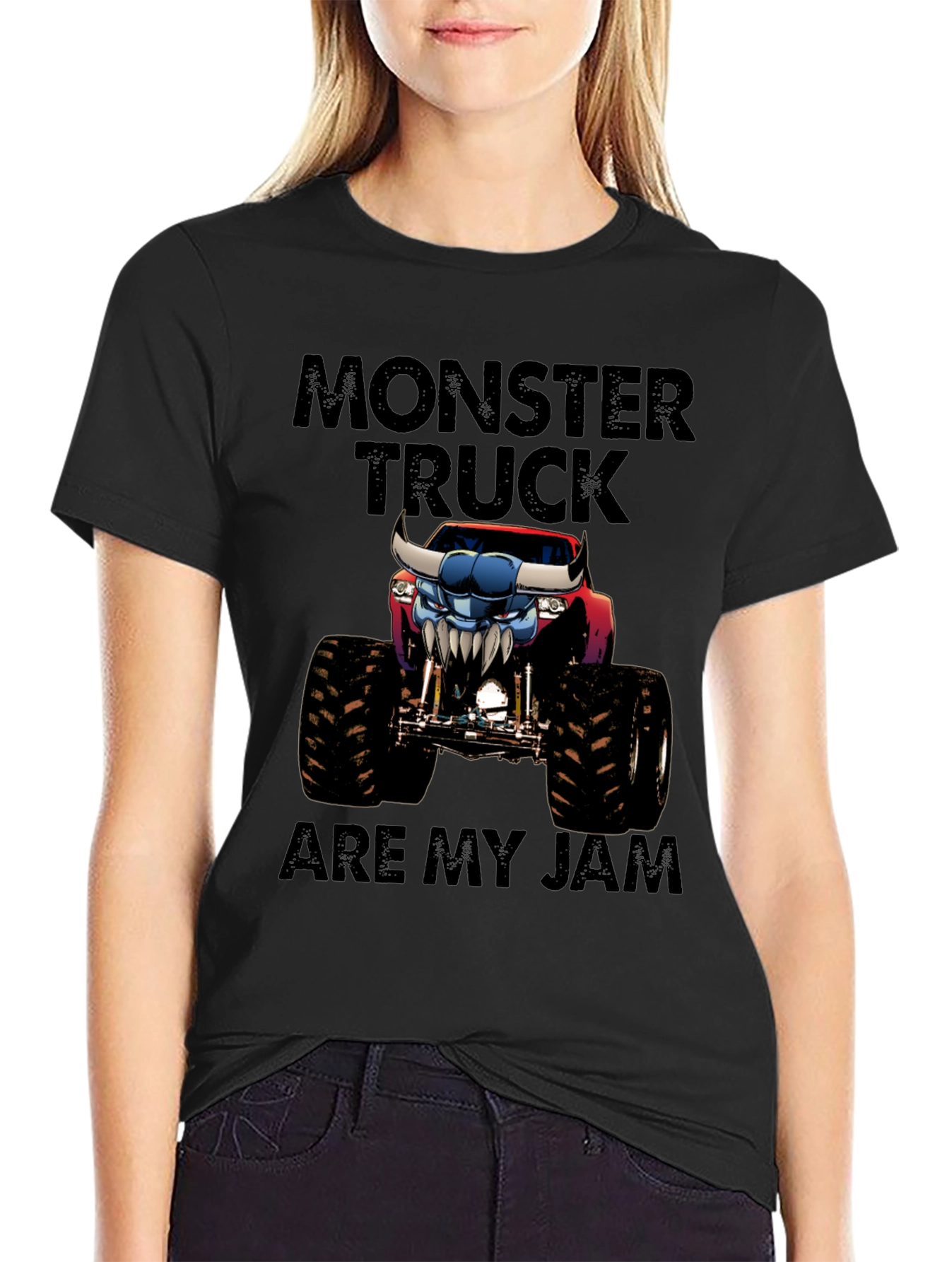 Monster Truck Are My Jam Graphic Tee