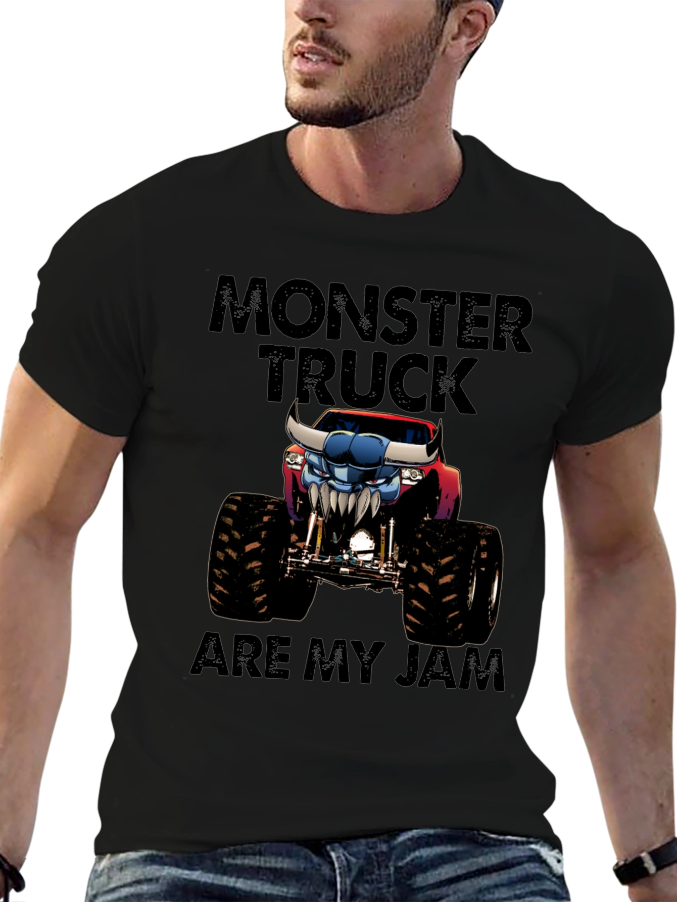 Monster Truck Are My Jam Graphic Tee