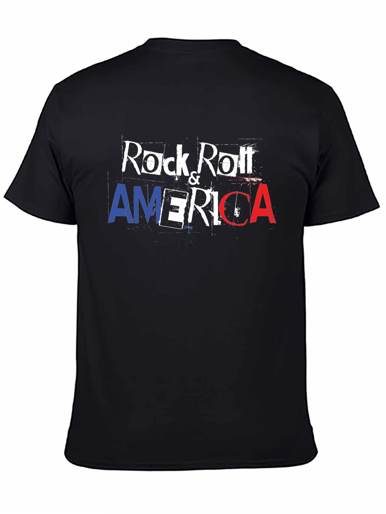 Rock & Roll America T-Shirt - Patriotic Graphic Tee