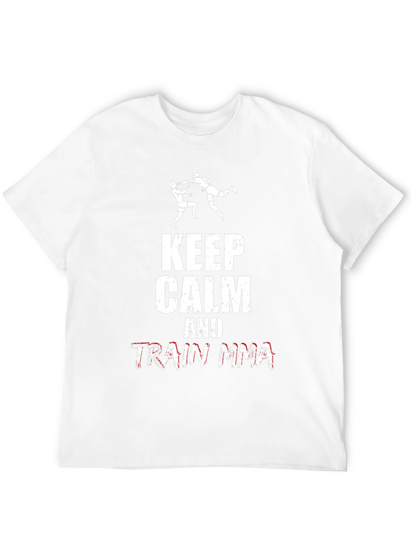 Keep Calm and Train MMA Black T-Shirt