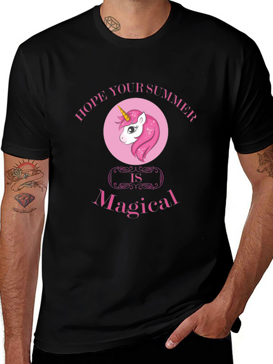 Hope Your Summer Is Magical Unicorn Graphic T-Shirt