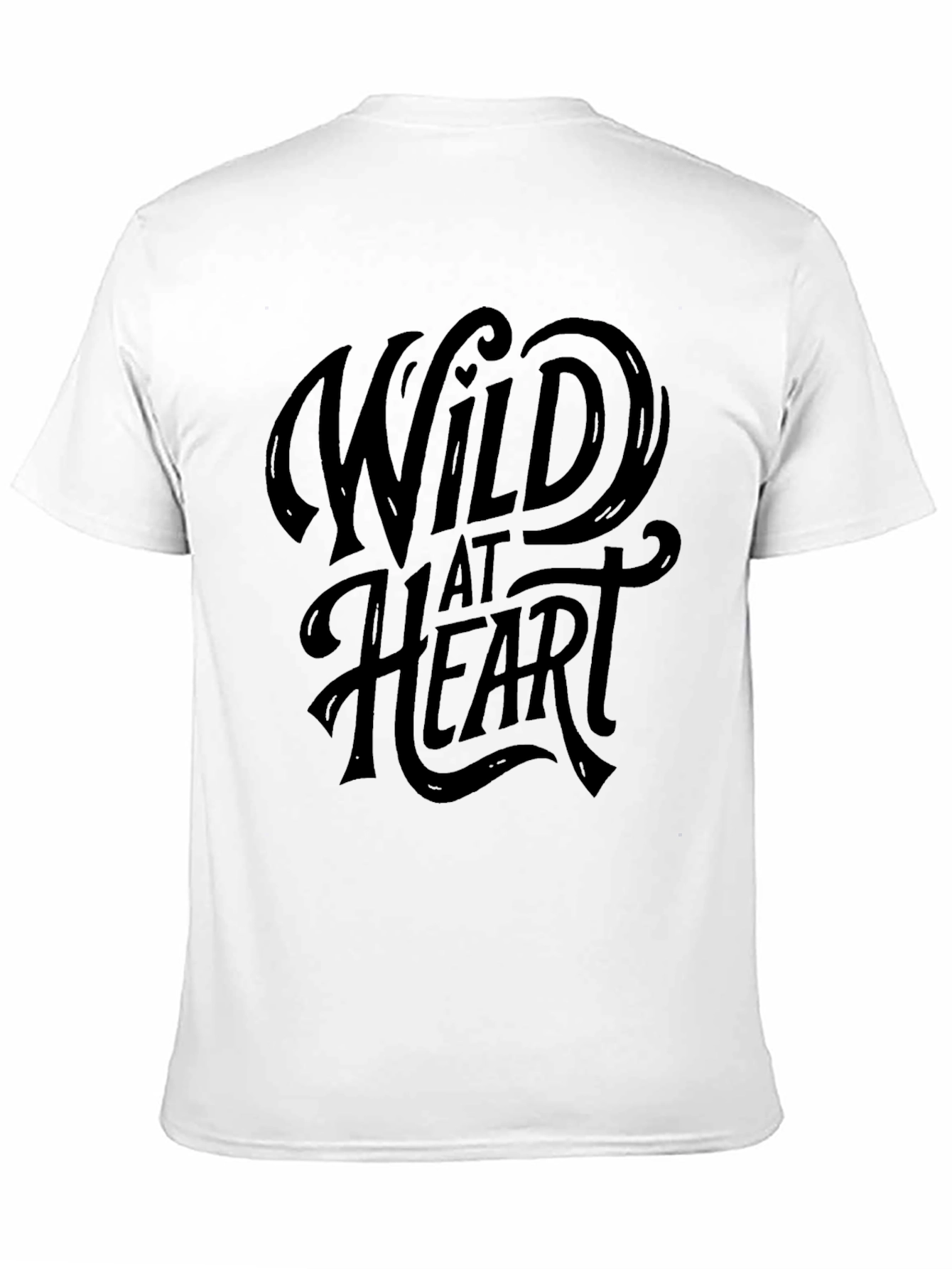 Wild at Heart Graphic Tee - Unisex Black T-Shirt