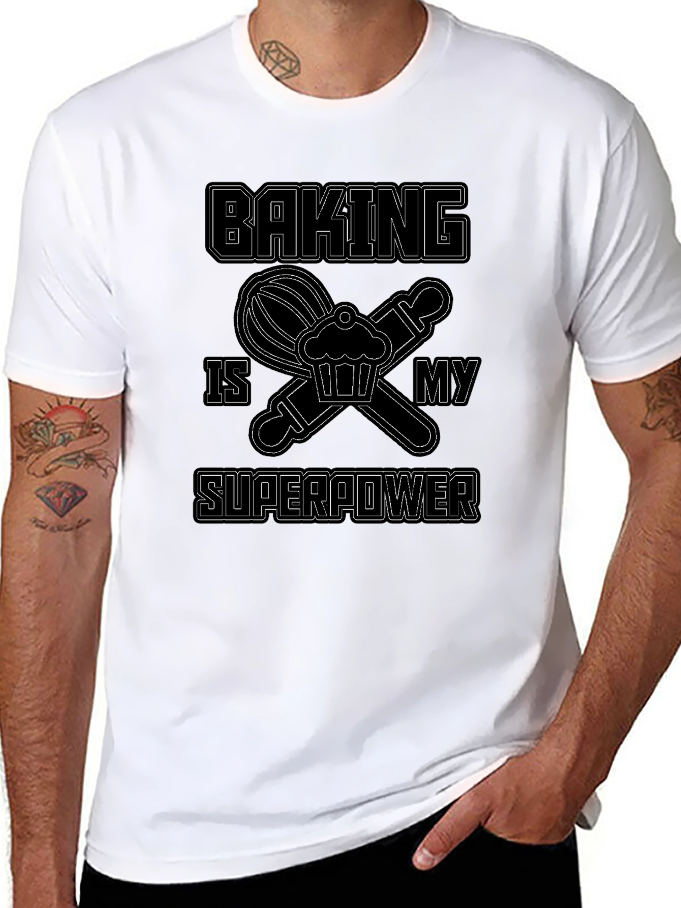 Baking is My Superpower Graphic Tee