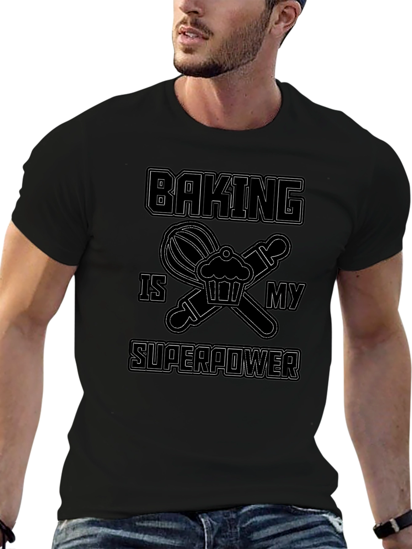 Baking is My Superpower Graphic Tee