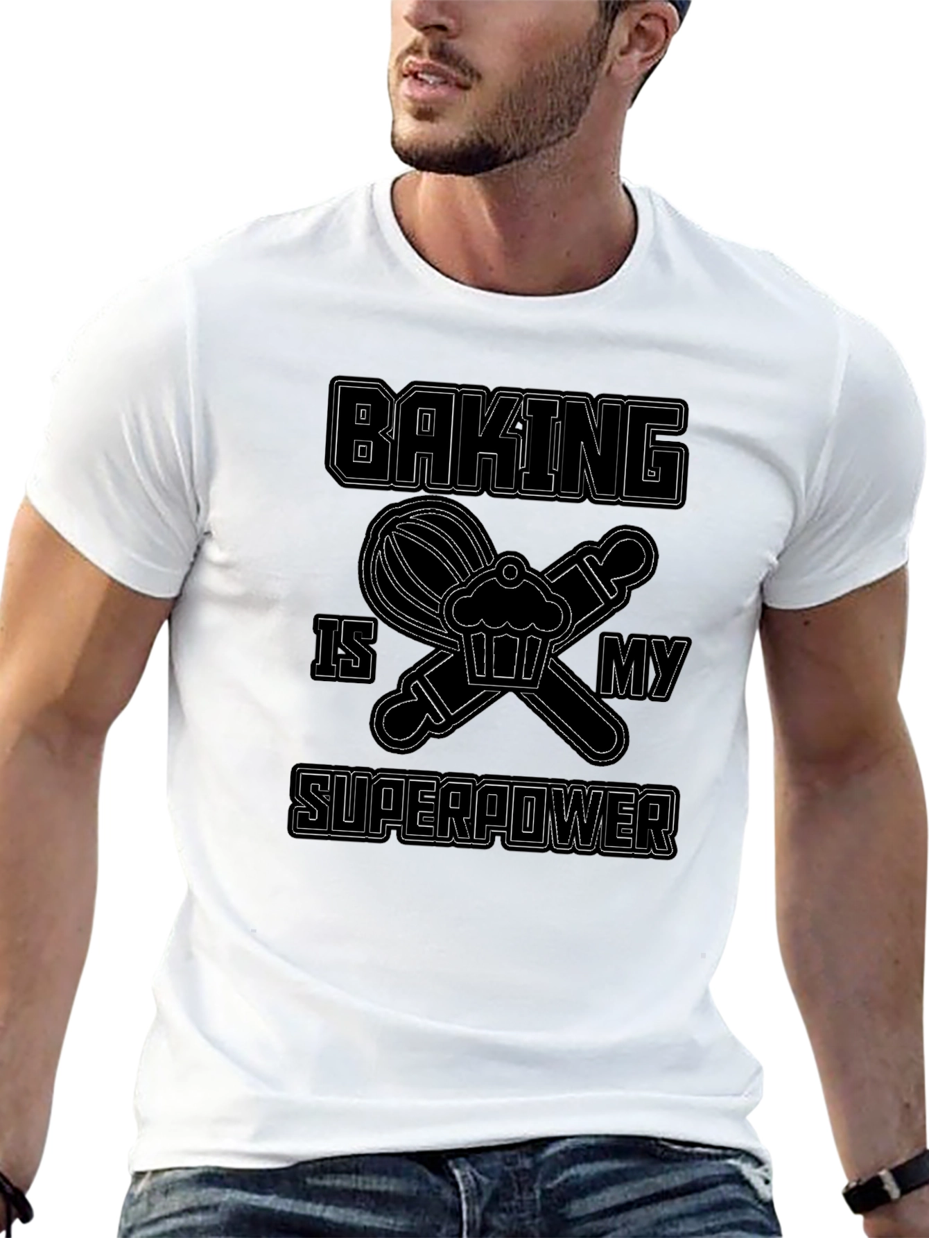 Baking is My Superpower Graphic Tee