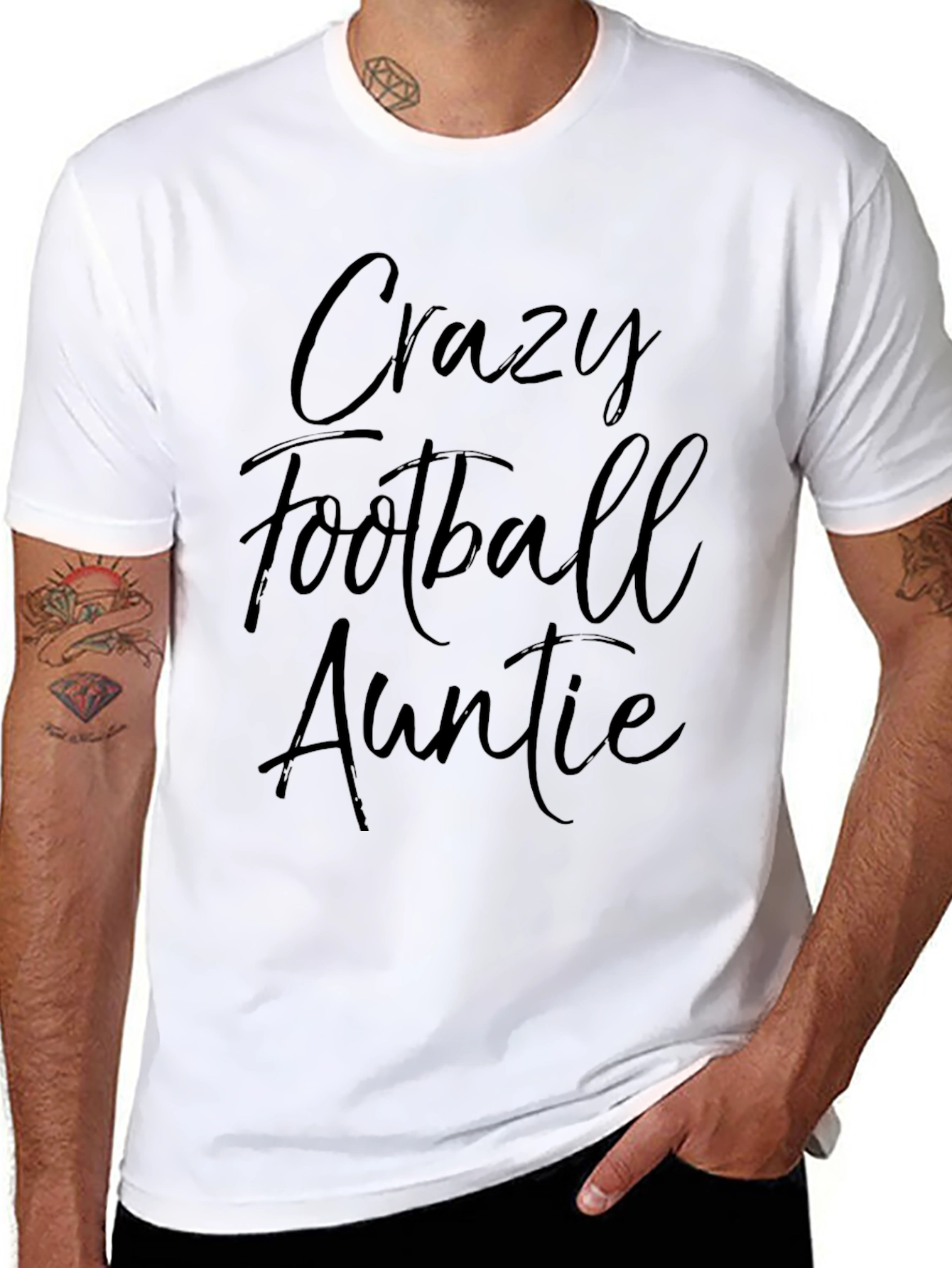 Crazy Football Auntie T-Shirt