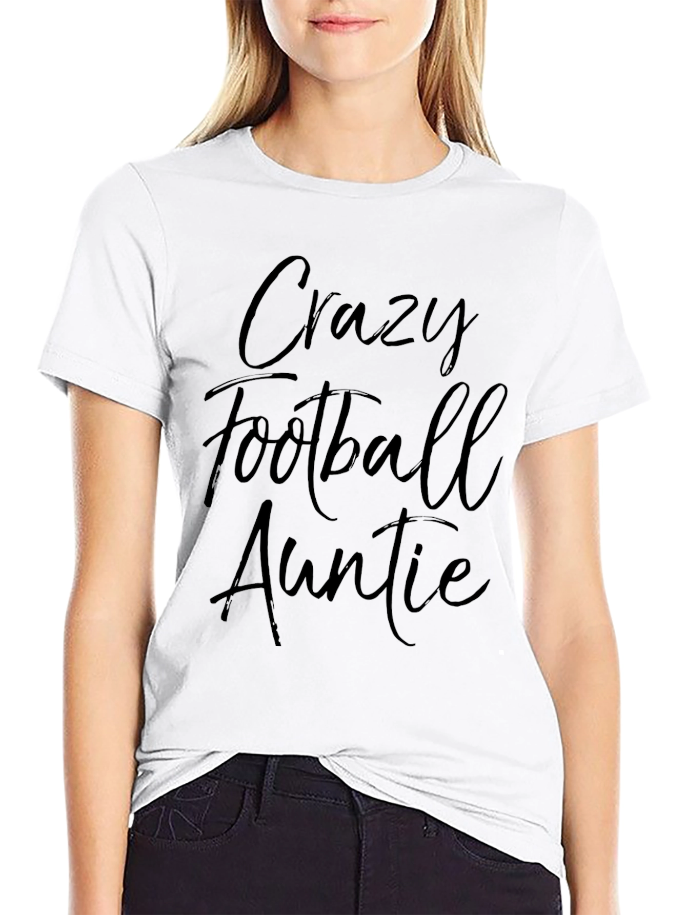 Crazy Football Auntie T-Shirt