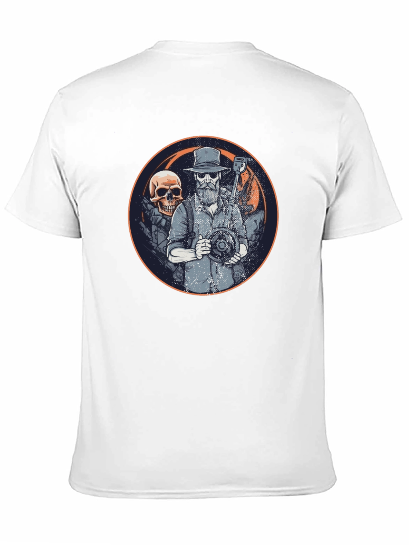 Metal Detecting Skull T-Shirt