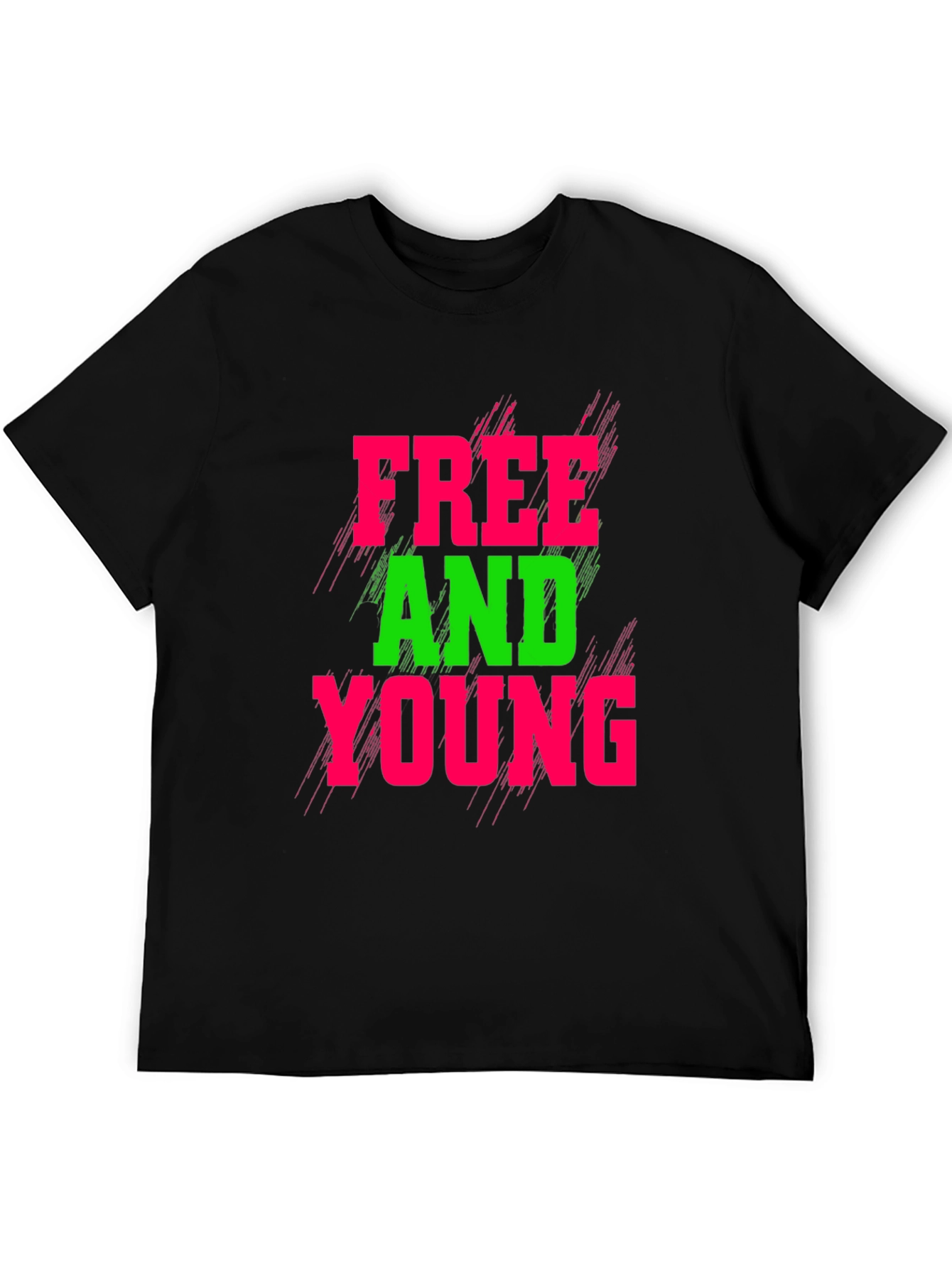 Free and Young Graphic T-Shirt