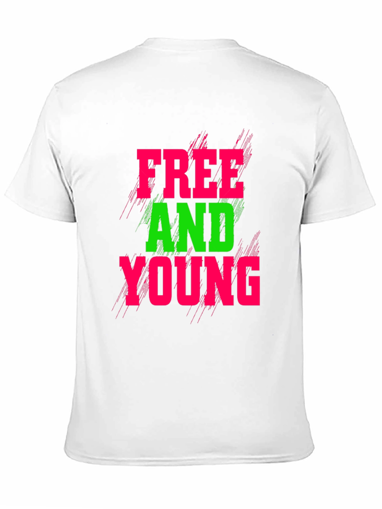 Free and Young Graphic T-Shirt
