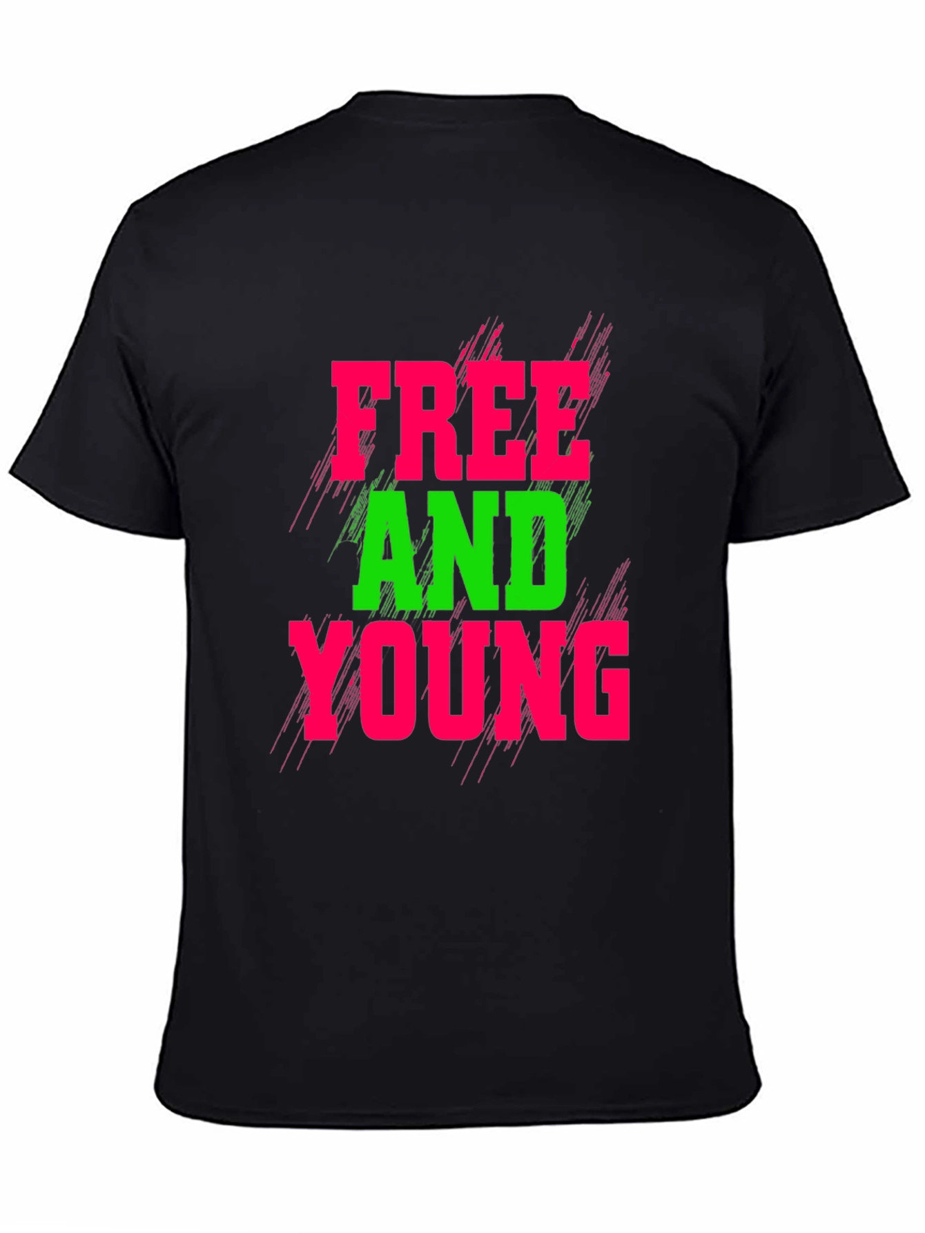 Free and Young Graphic T-Shirt