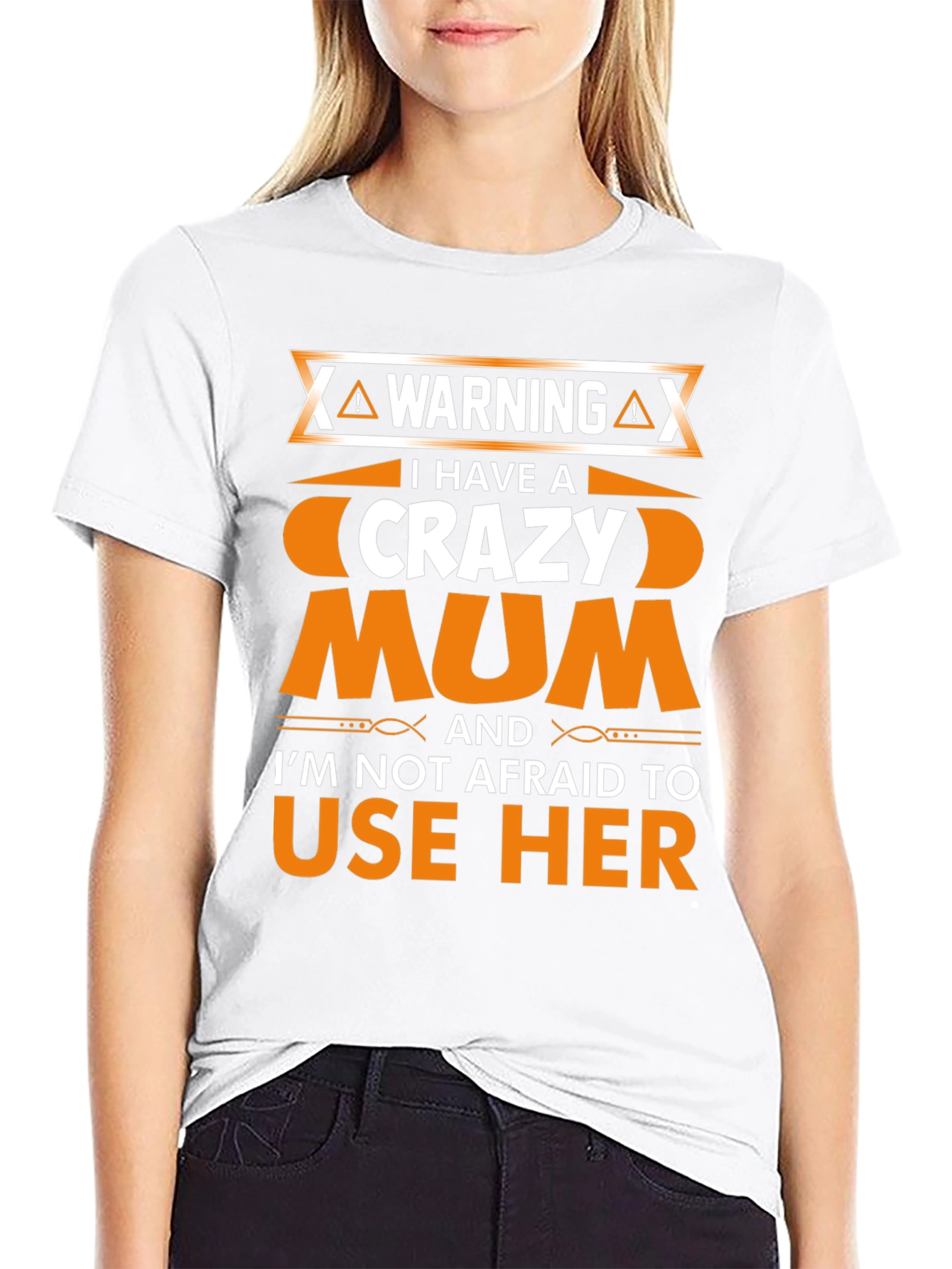 Warning Crazy Mum T-Shirt