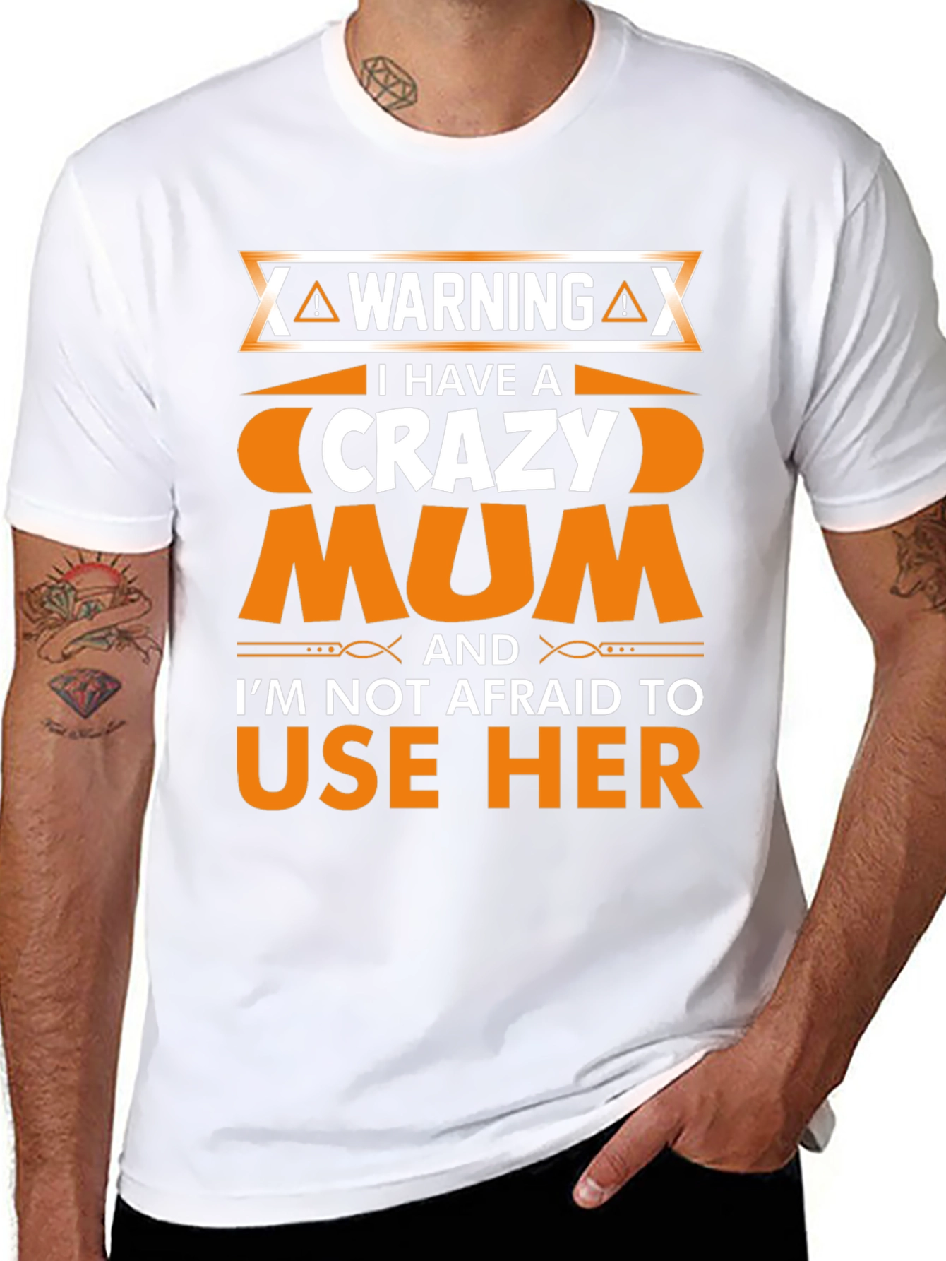 Warning Crazy Mum T-Shirt