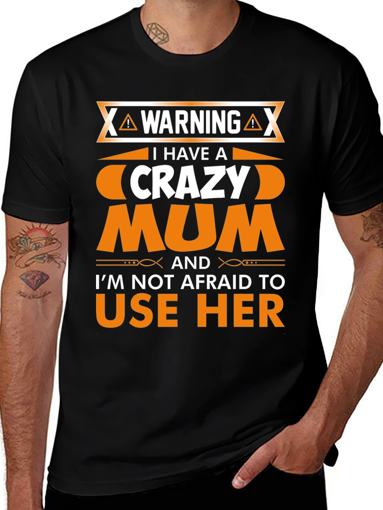 Warning Crazy Mum T-Shirt