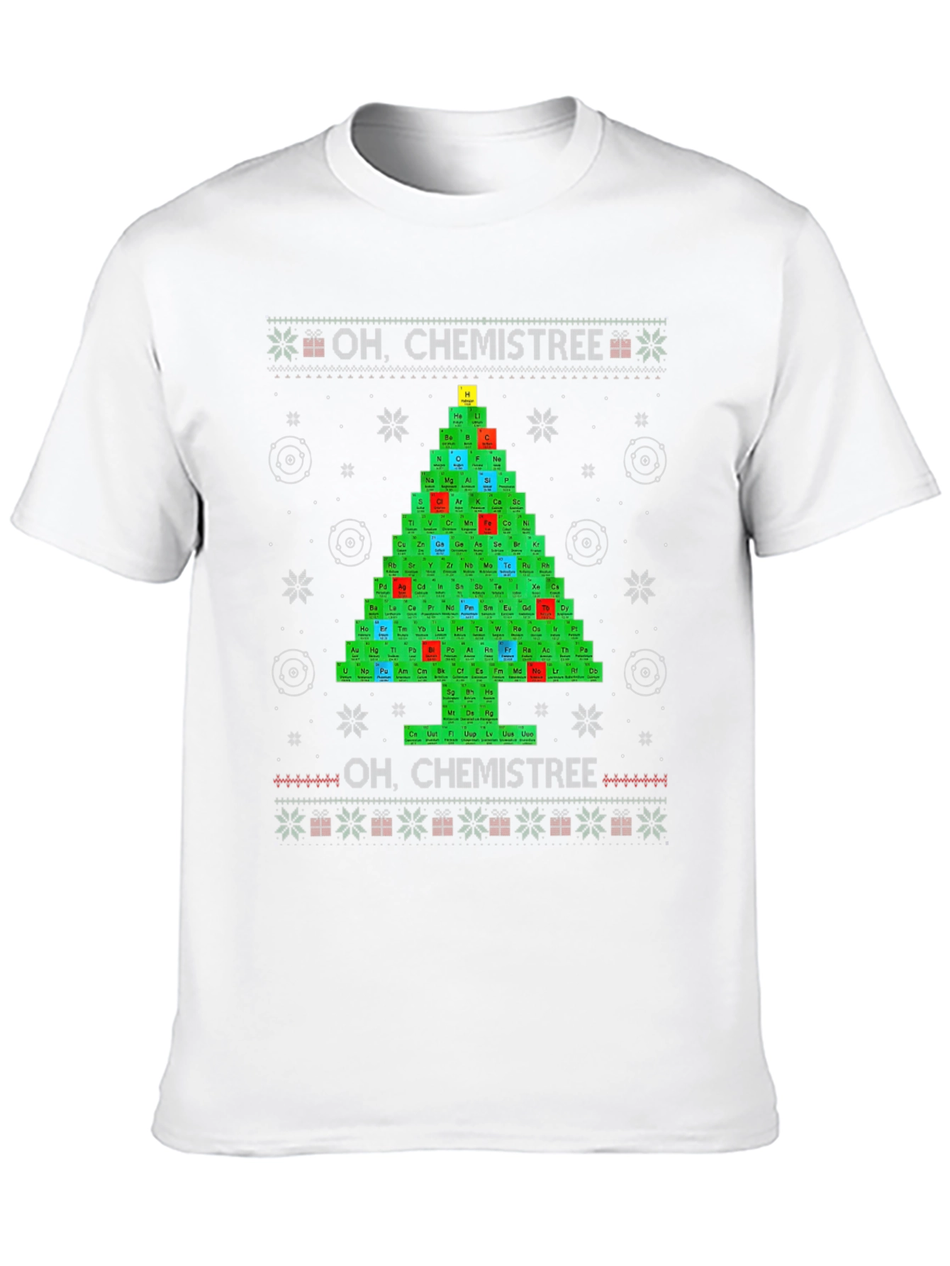 Oh Chemistree Periodic Table Christmas T-Shirt
