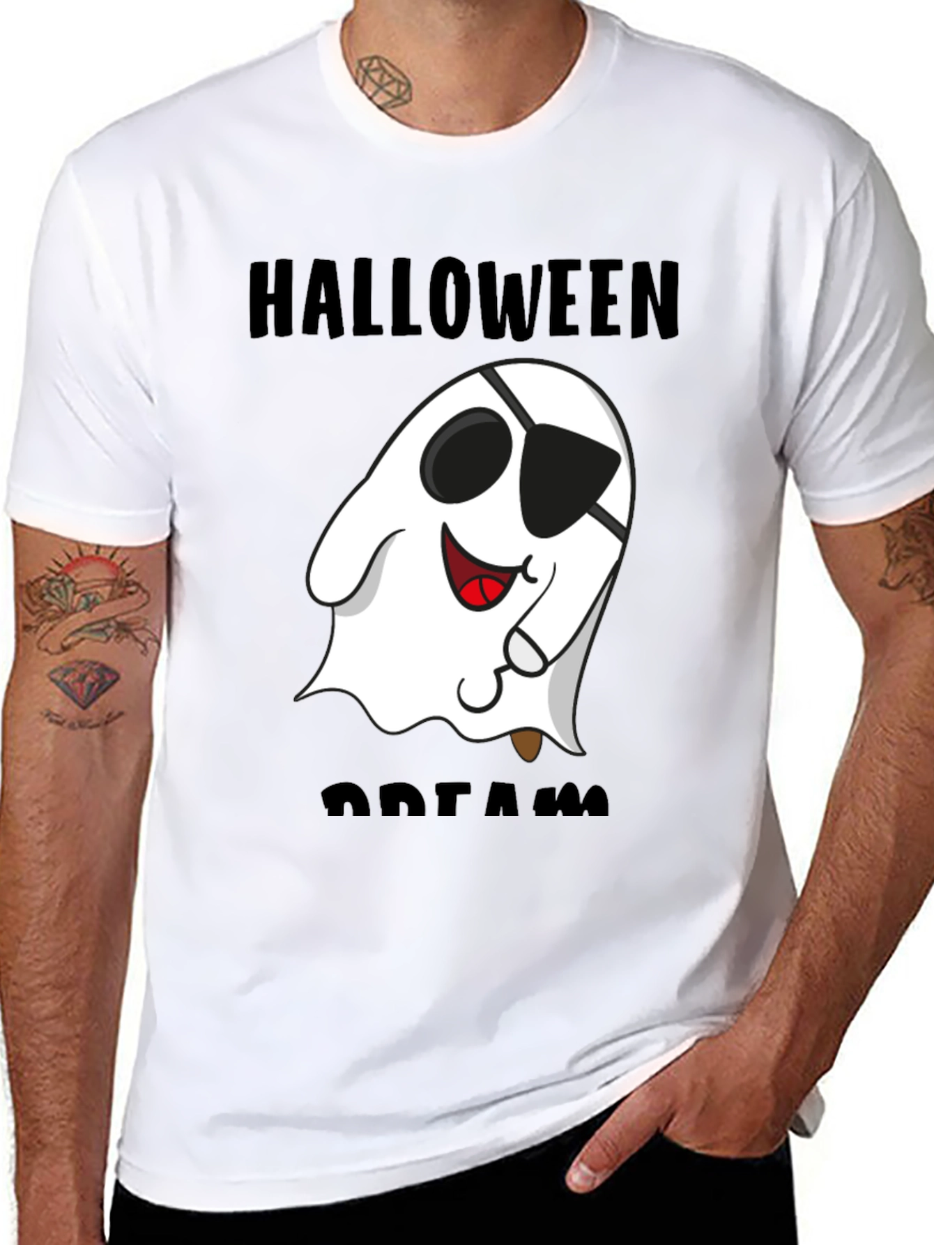 Halloween Ghost Pirate T-Shirt