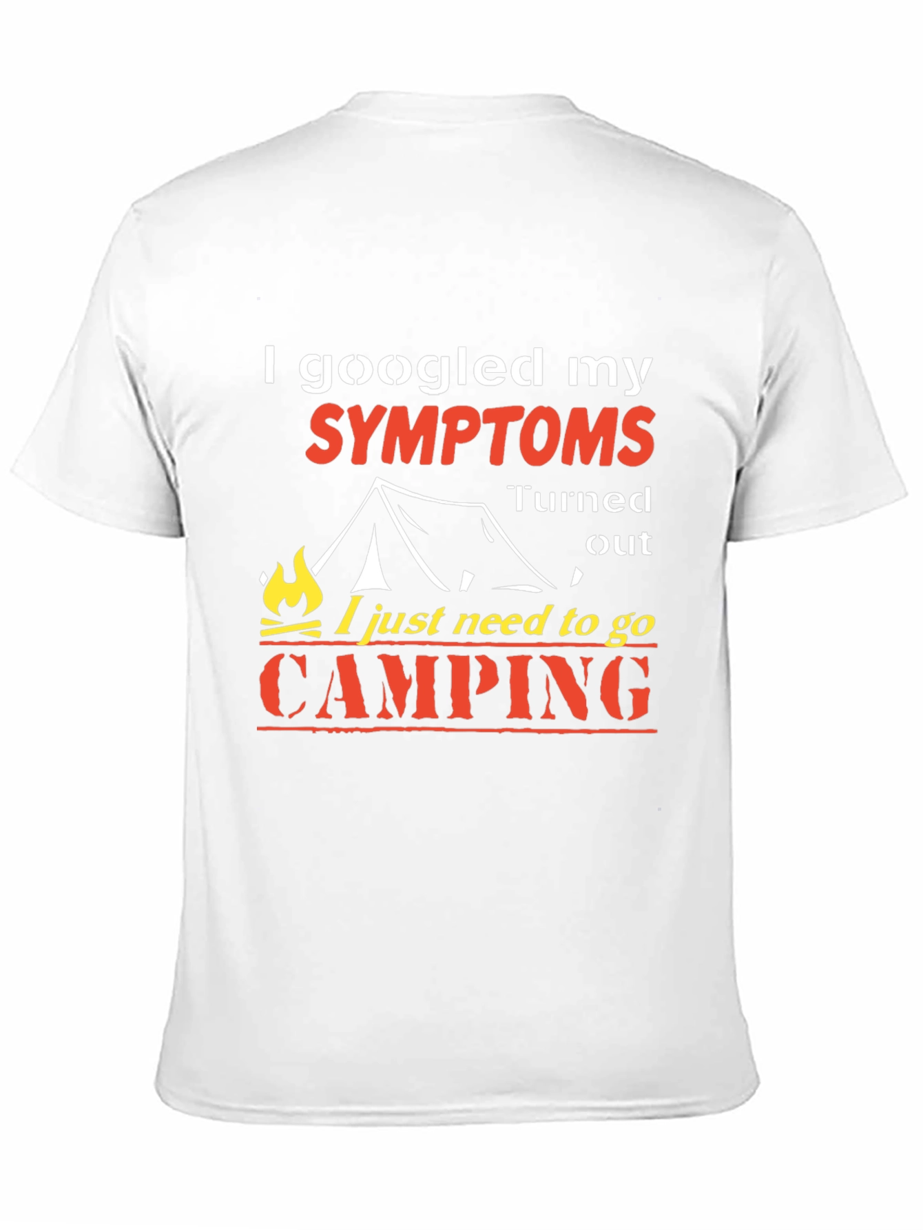 Camping Symptom Graphic T-Shirt